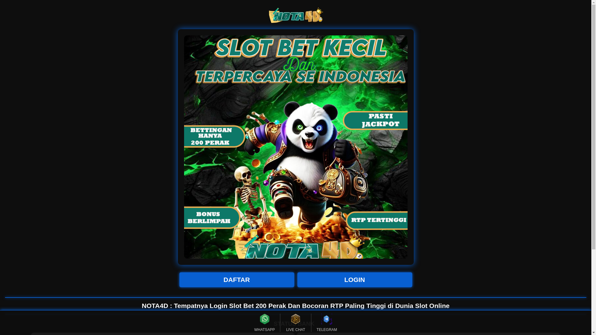 website screenshot of https://slotbet200peraknota4d.pages.dev/