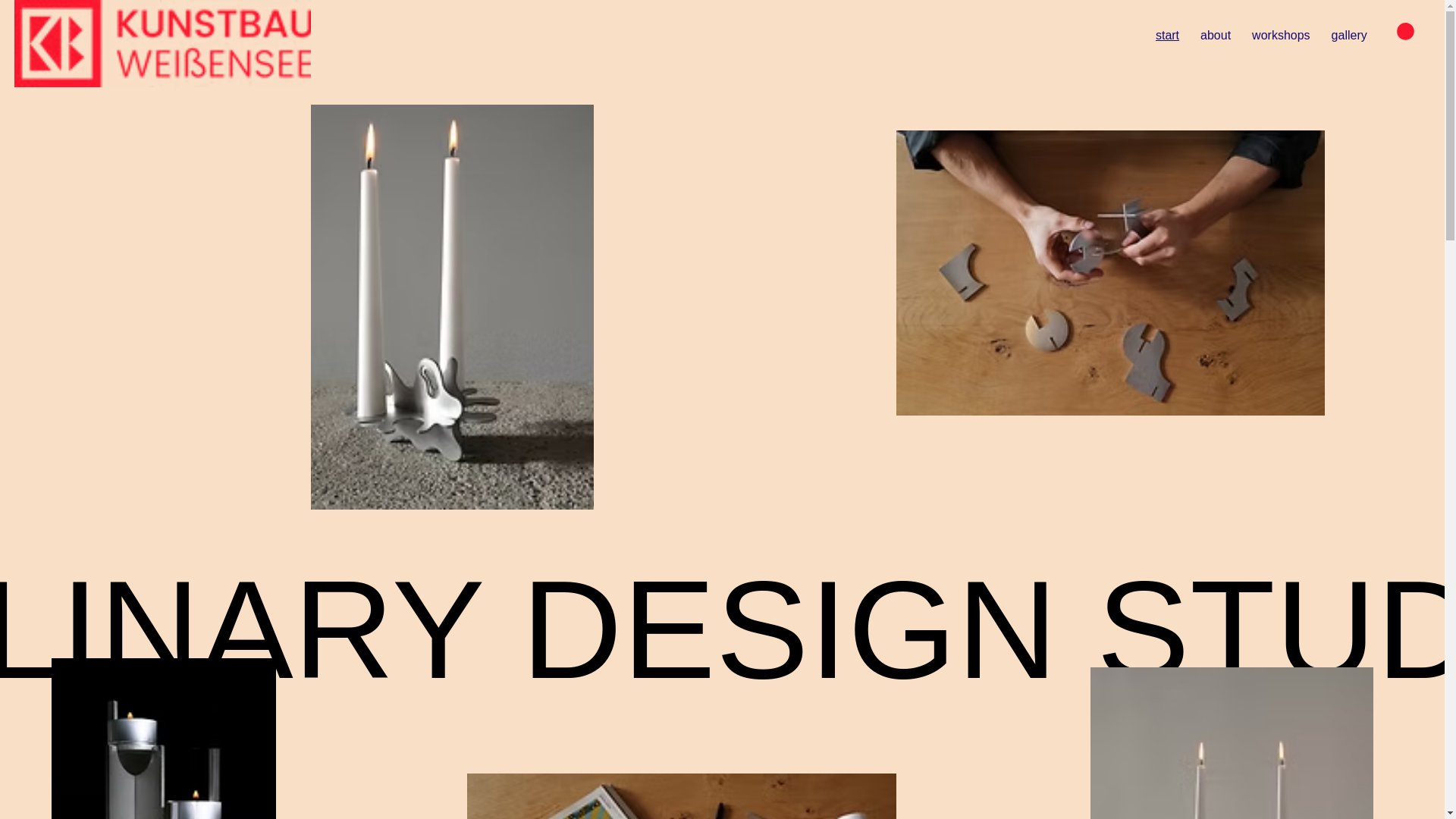 website screenshot of https://kunstbau.shop/