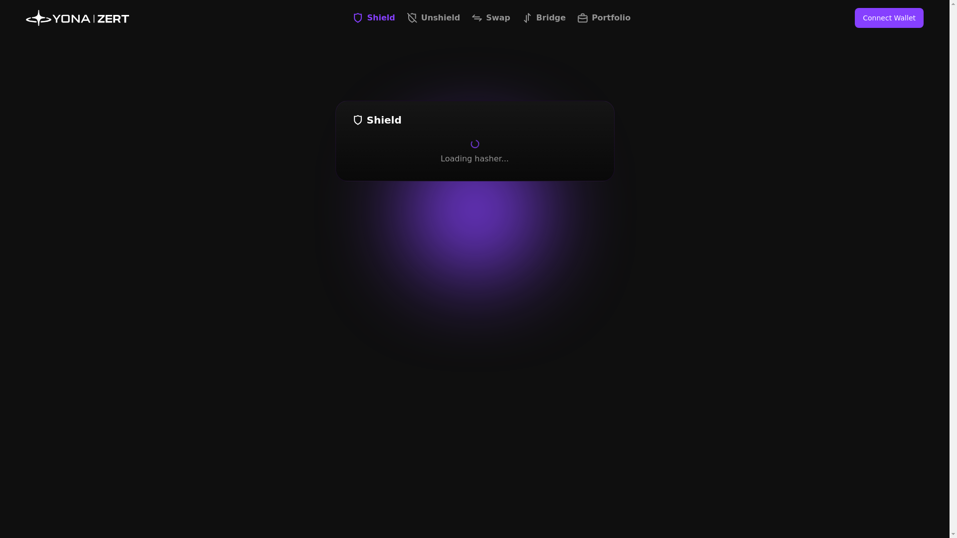 website screenshot of https://yona.cash/