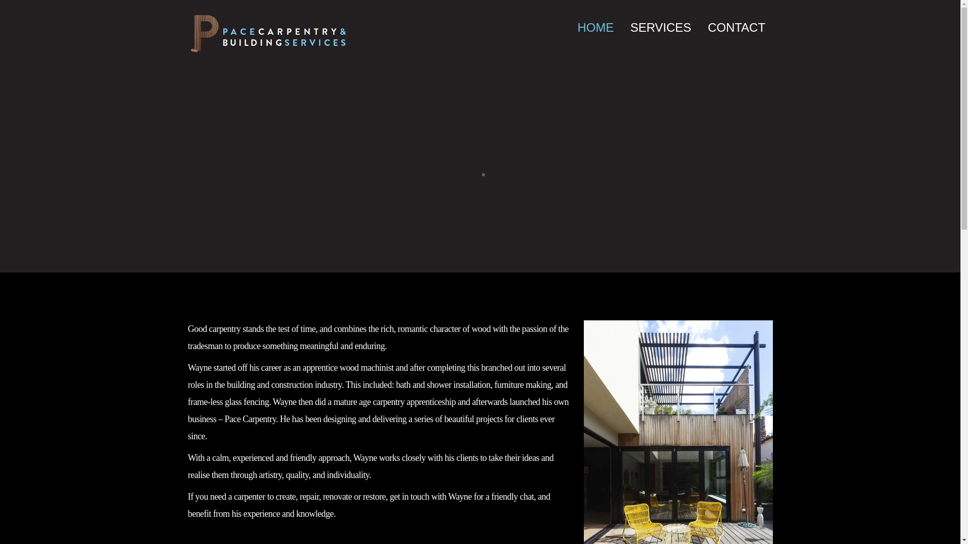 website screenshot of https://pacecarpentry.online/