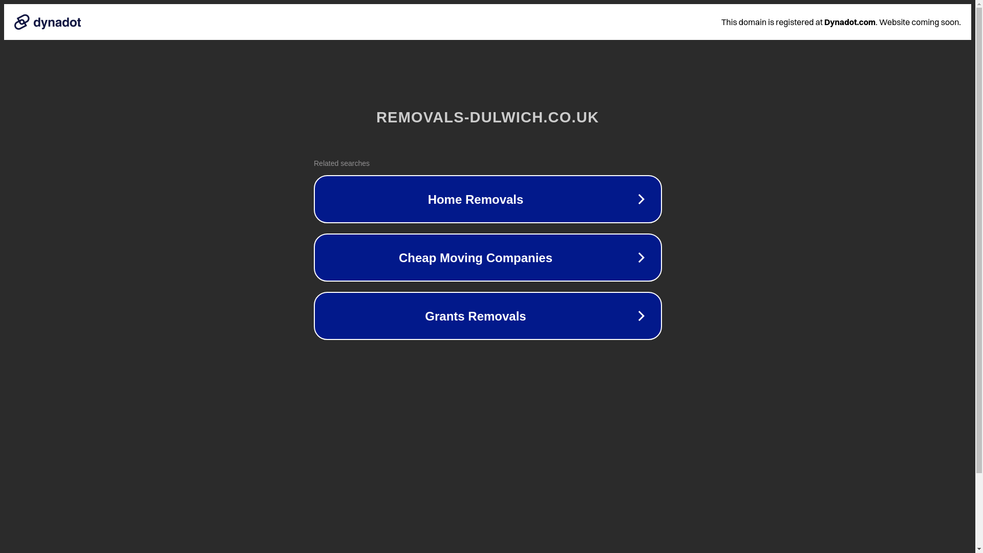website screenshot of https://removals-dulwich.co.uk/