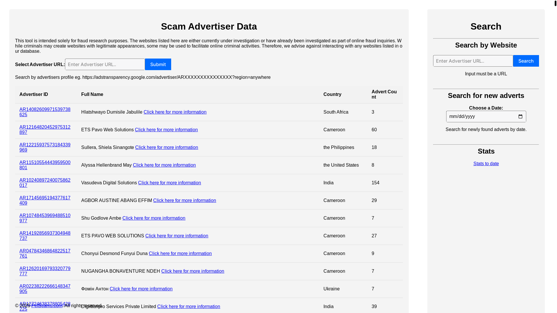 website screenshot of https://pauladscan.pages.dev/