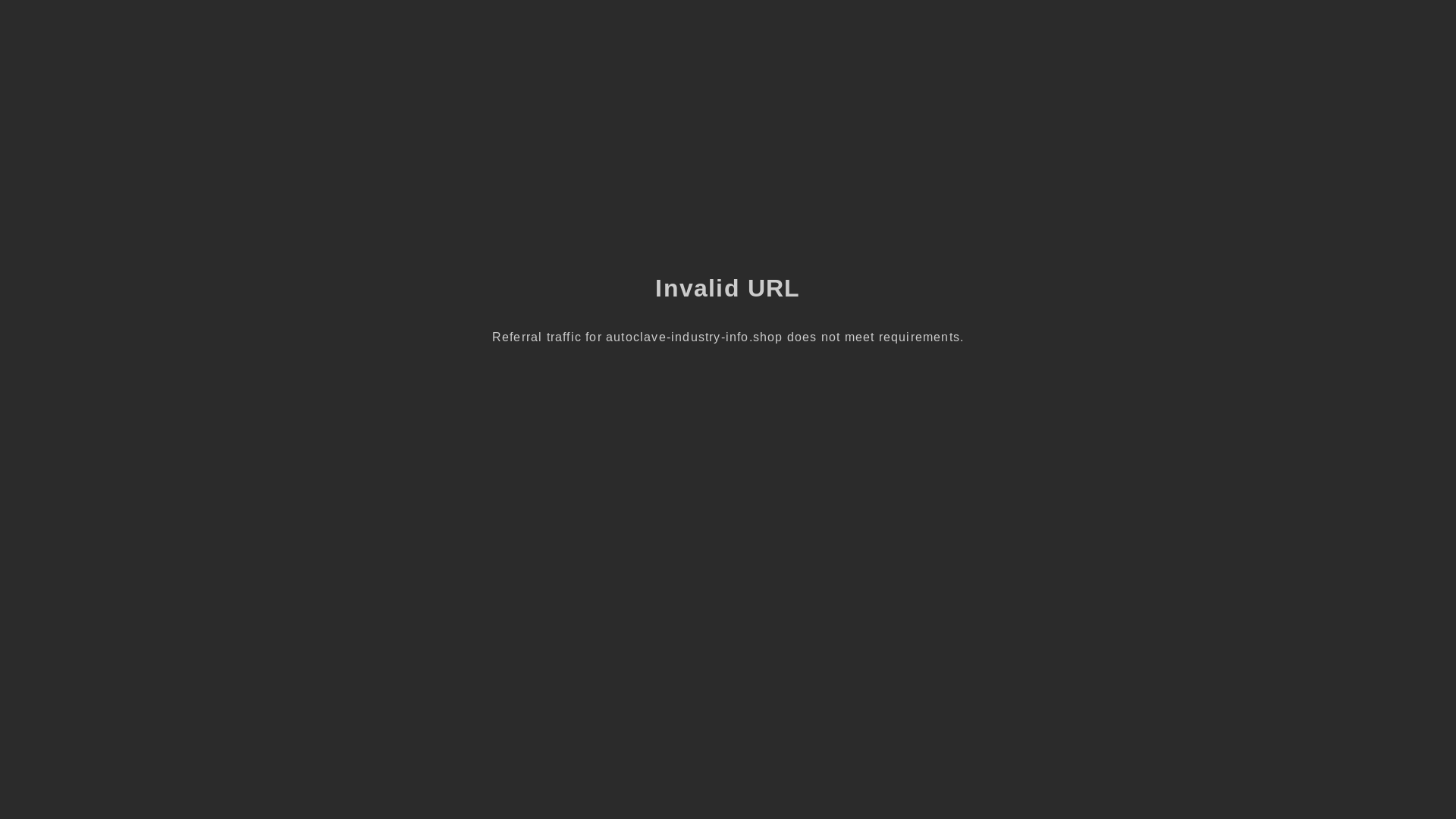 website screenshot of https://autoclave-industry-info.shop/