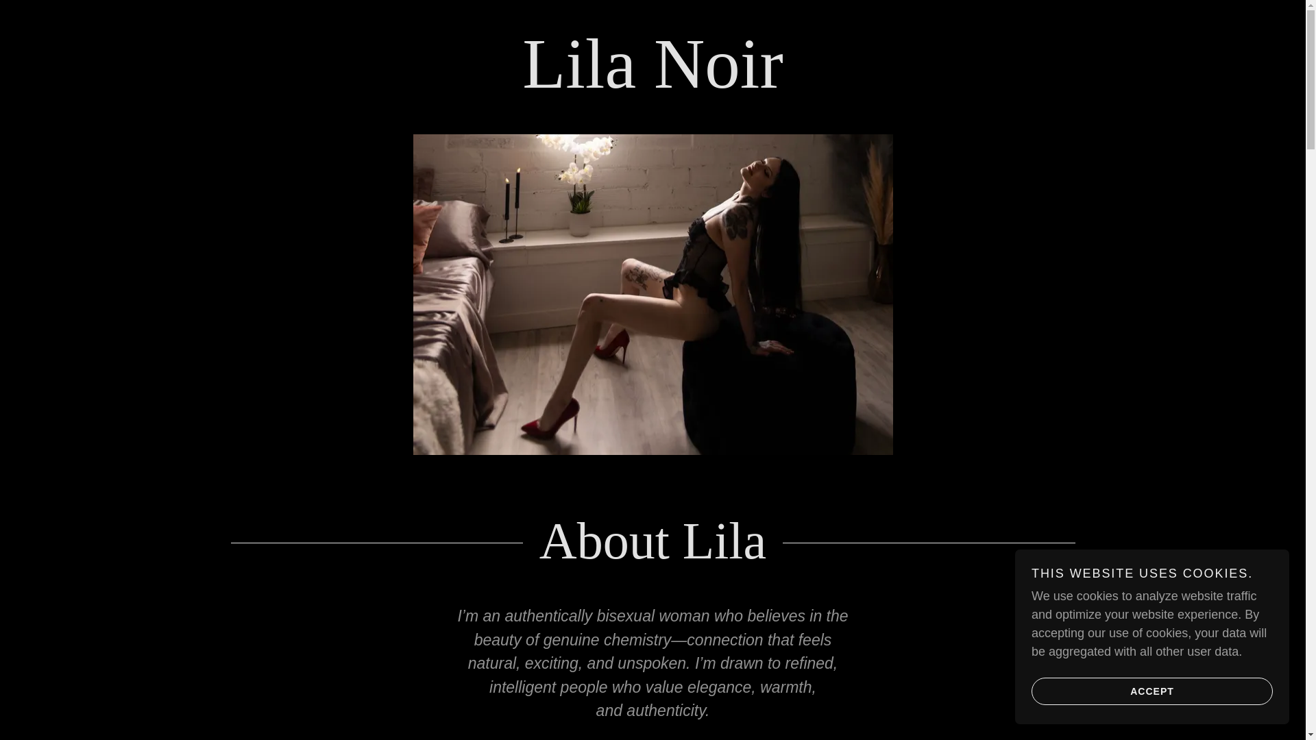 website screenshot of https://thelilanoir.com/