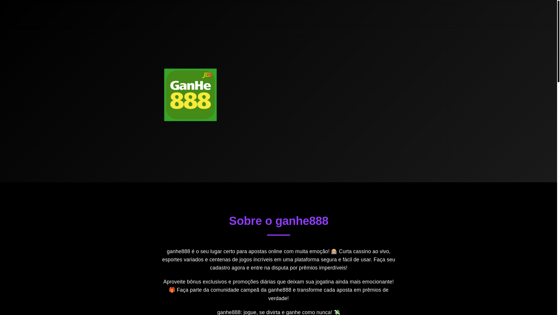 website screenshot of https://ganhe888af.com/