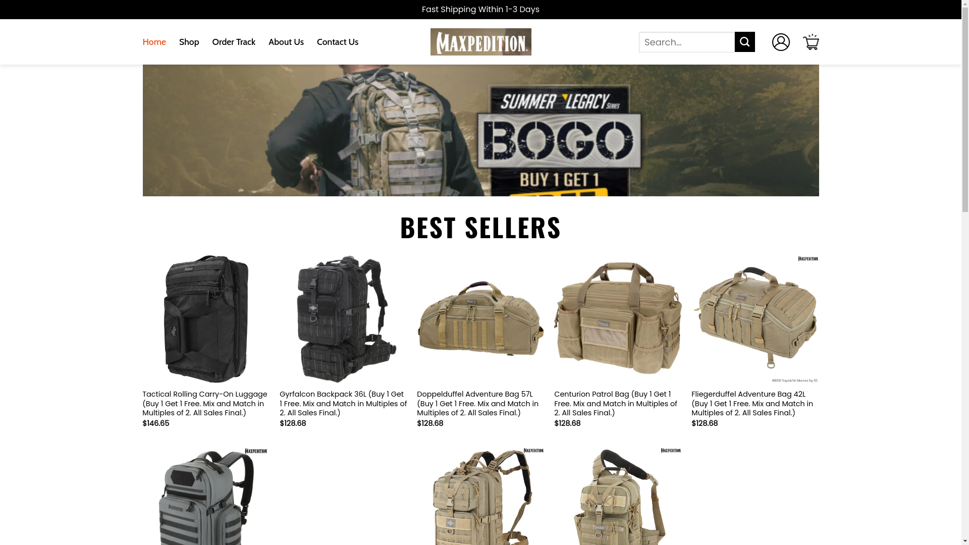 website screenshot of https://ultramaxpedition.shop/