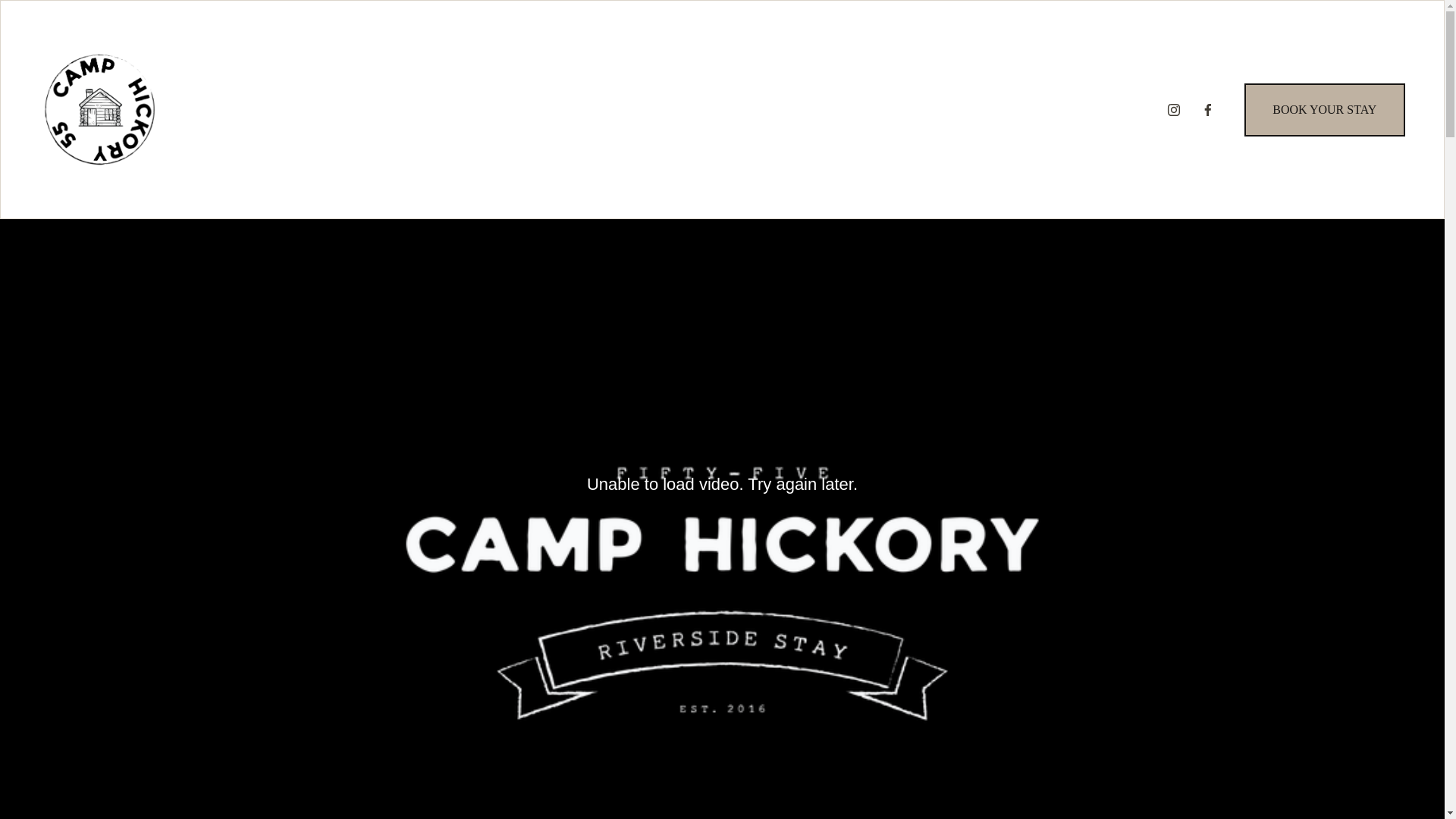 website screenshot of https://camphickory55.com/