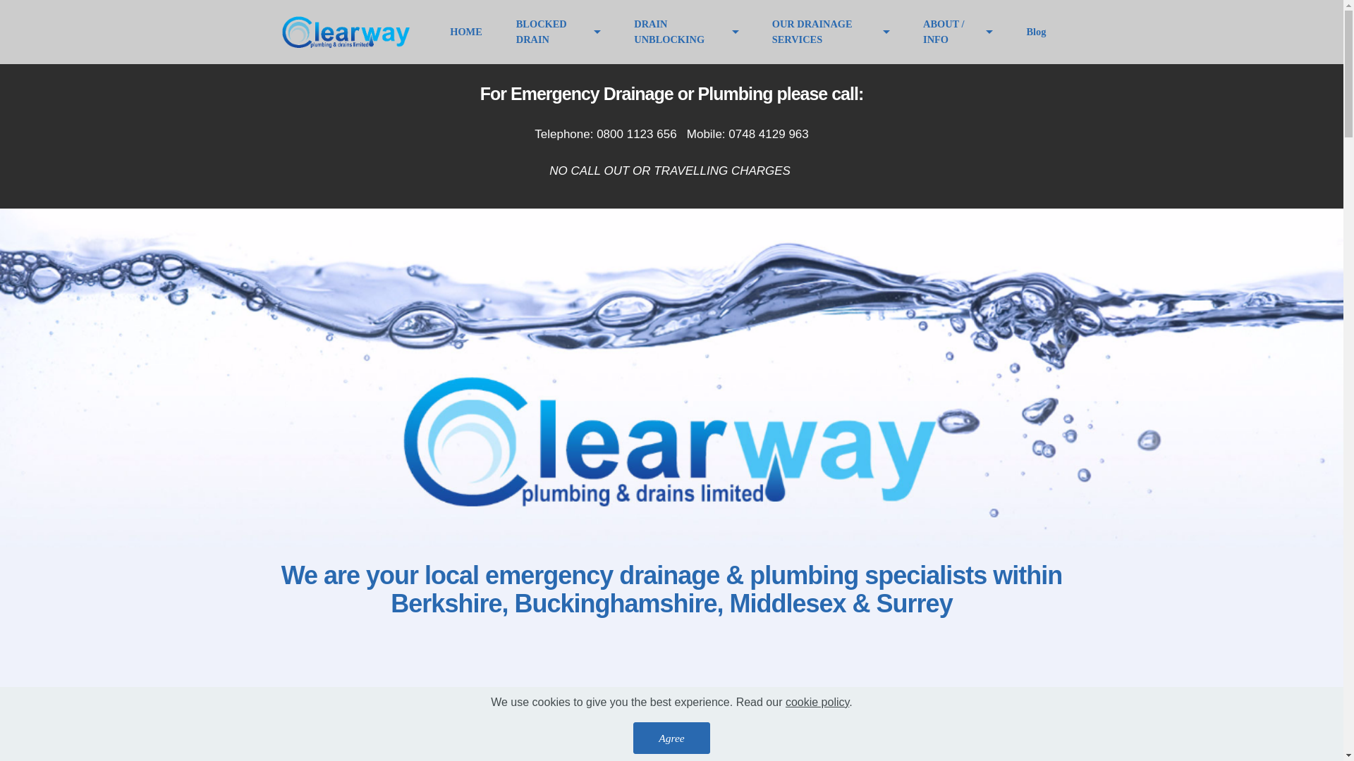 website screenshot of https://clearwayplumbinganddrainslimited.net/