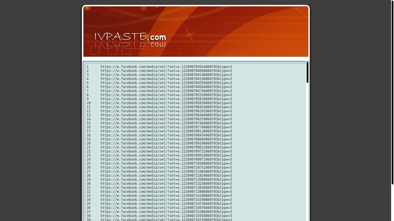 website screenshot of https://ivpaste.com/v/CzI7EIgGTq