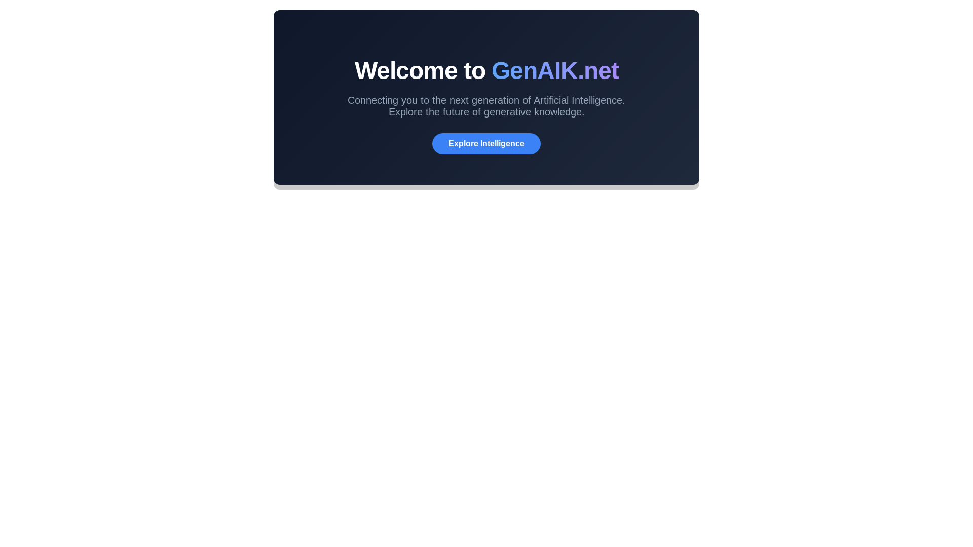 website screenshot of https://genaik.net/