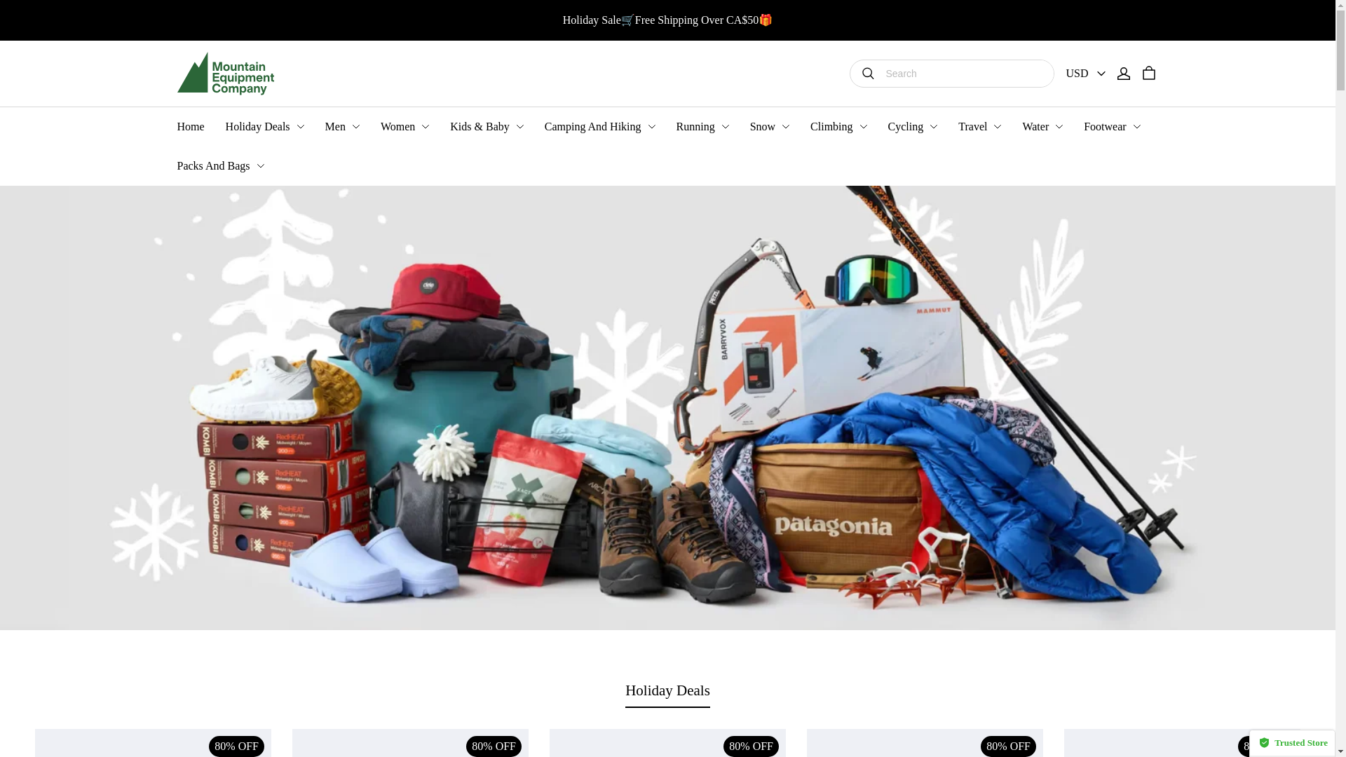 website screenshot of https://mecofficialoutlet.com/