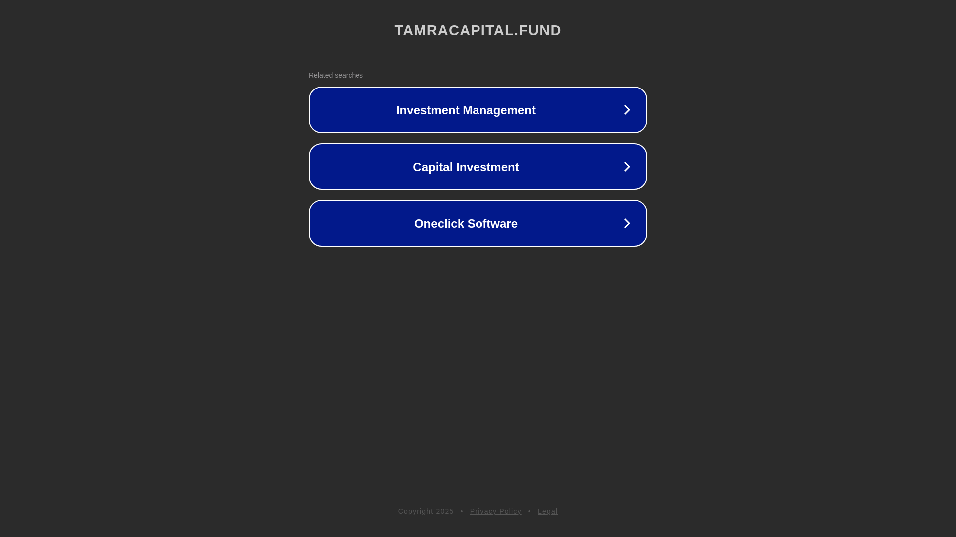 website screenshot of https://tamracapital.fund/