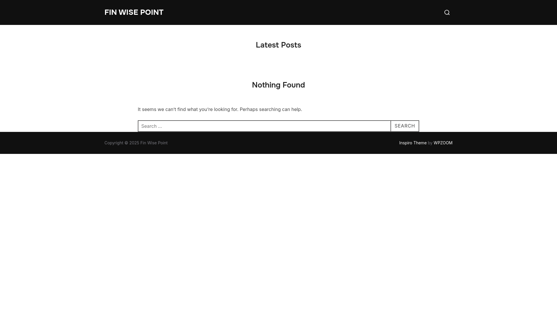 website screenshot of https://finwisepointoakmz.com/