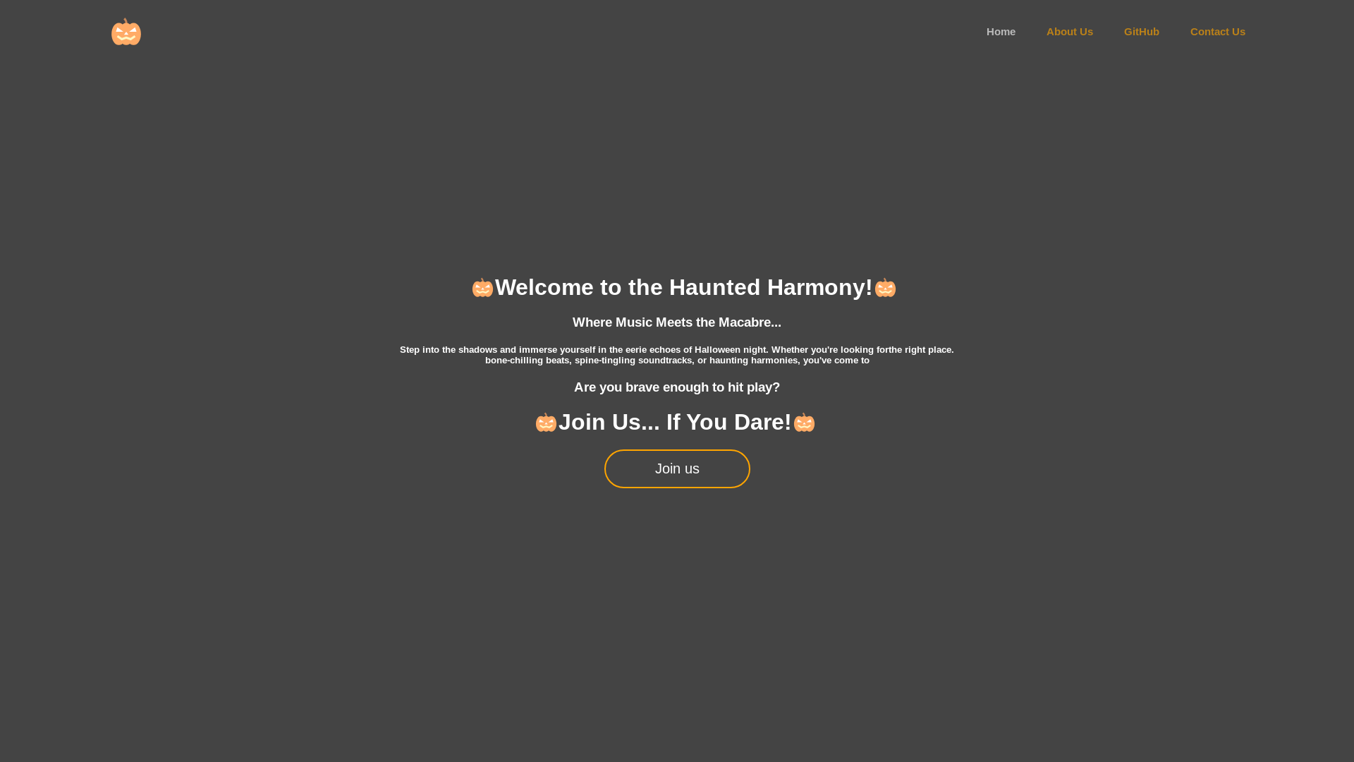 website screenshot of https://music-website-2kj.pages.dev/