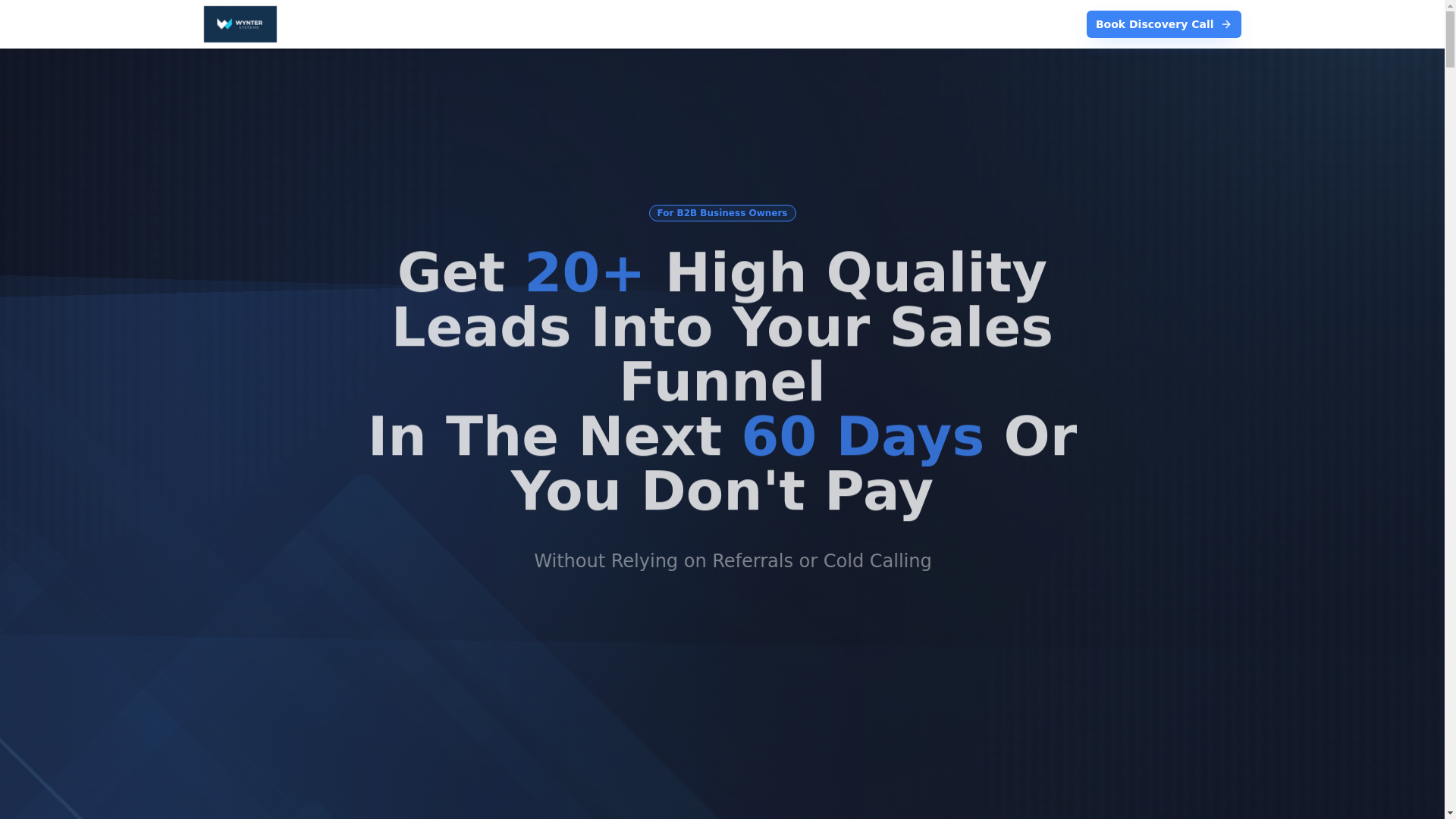 website screenshot of https://wynterflow.space/