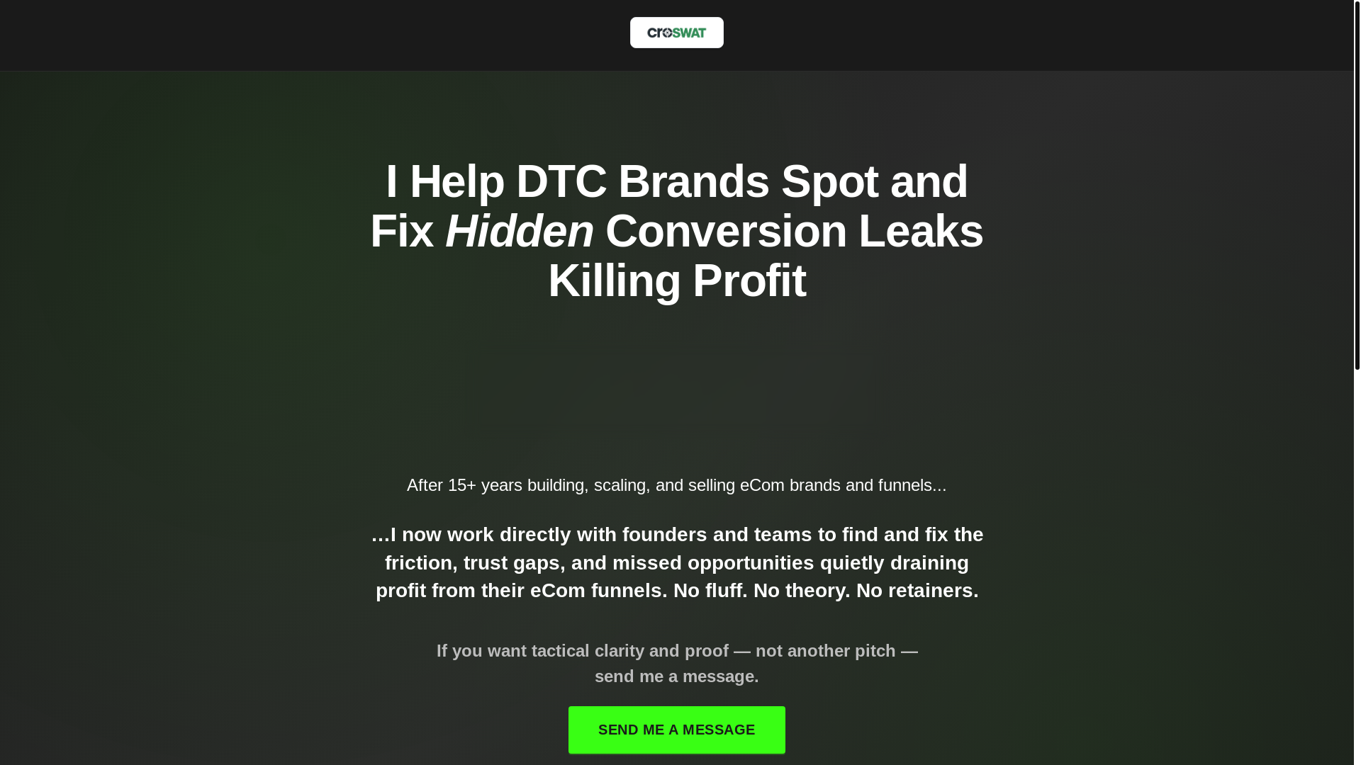 website screenshot of https://crodtclabs.com/