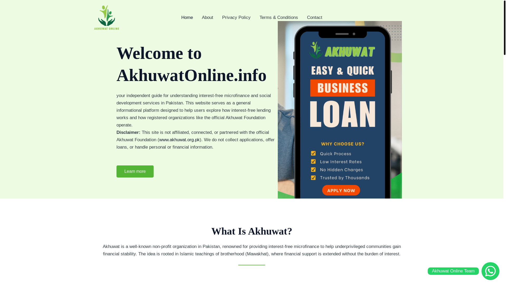 website screenshot of https://akhowatlonservice.site/