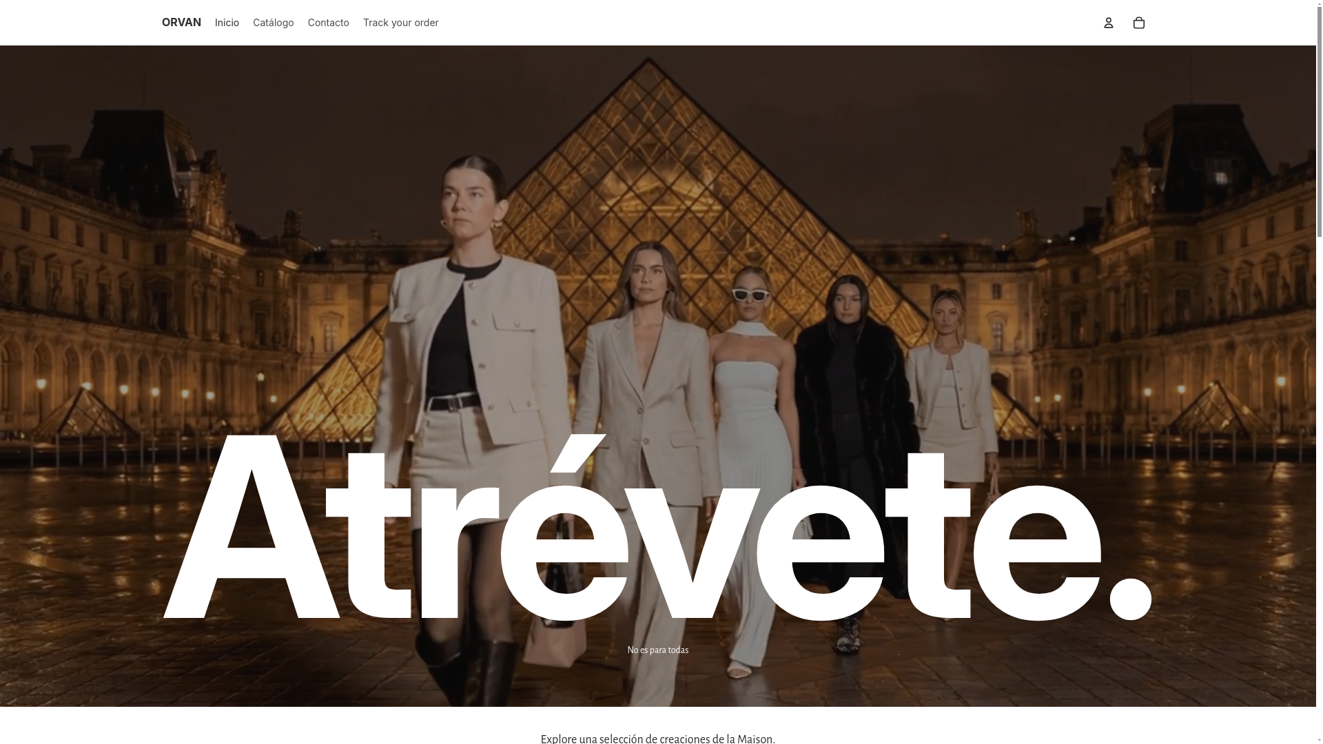 website screenshot of https://orvanbags.es/