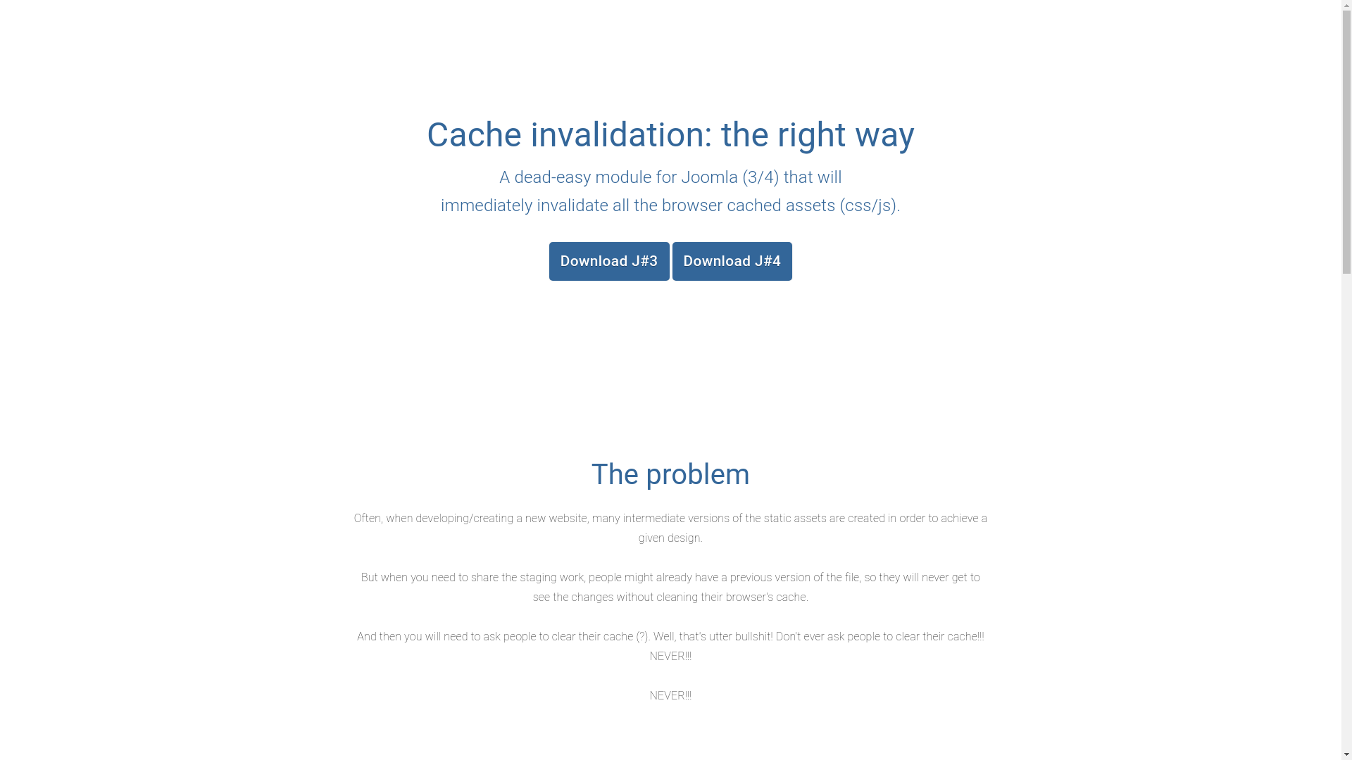 website screenshot of https://invalidate-cache.pages.dev/