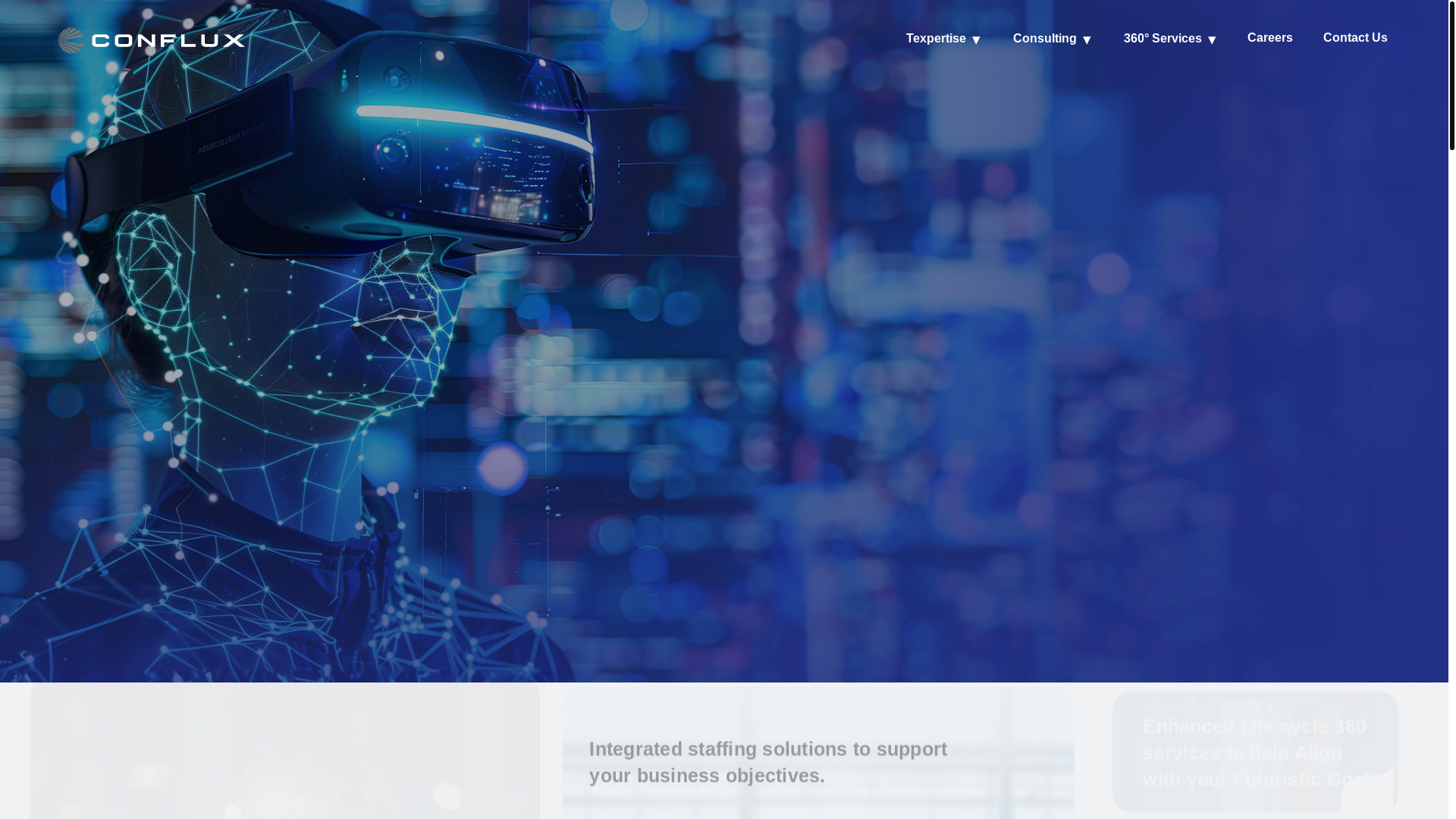 website screenshot of https://www.confluxsystems.com/