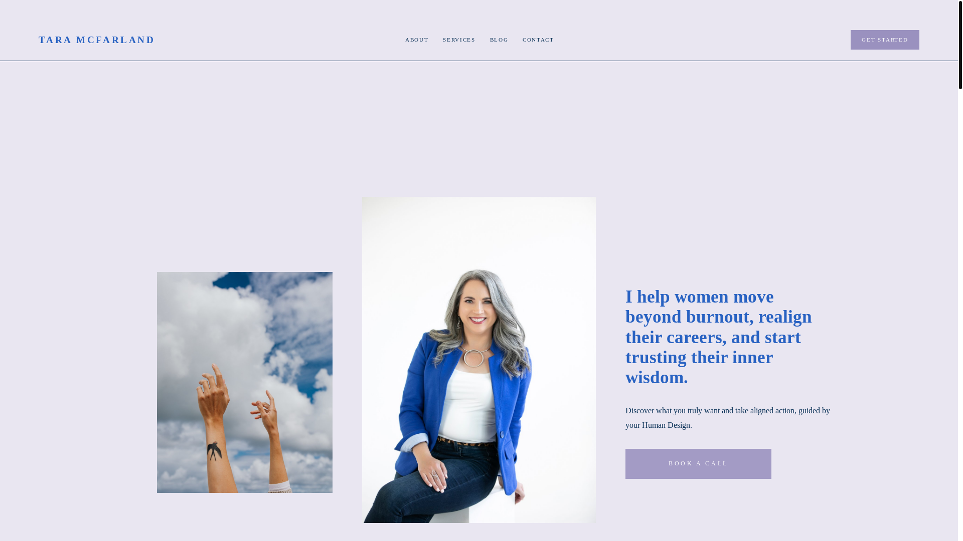 website screenshot of https://taramcfarland.com/