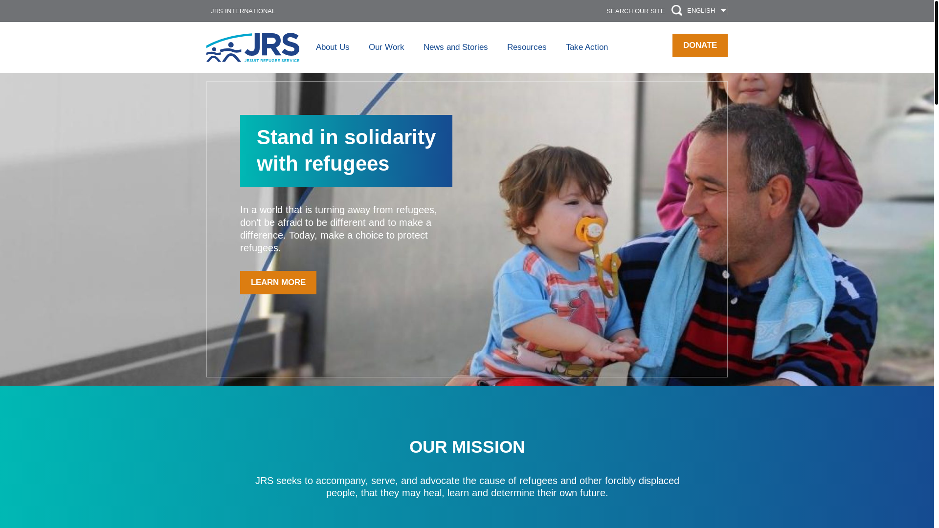 website screenshot of https://jrs.net/en/home/