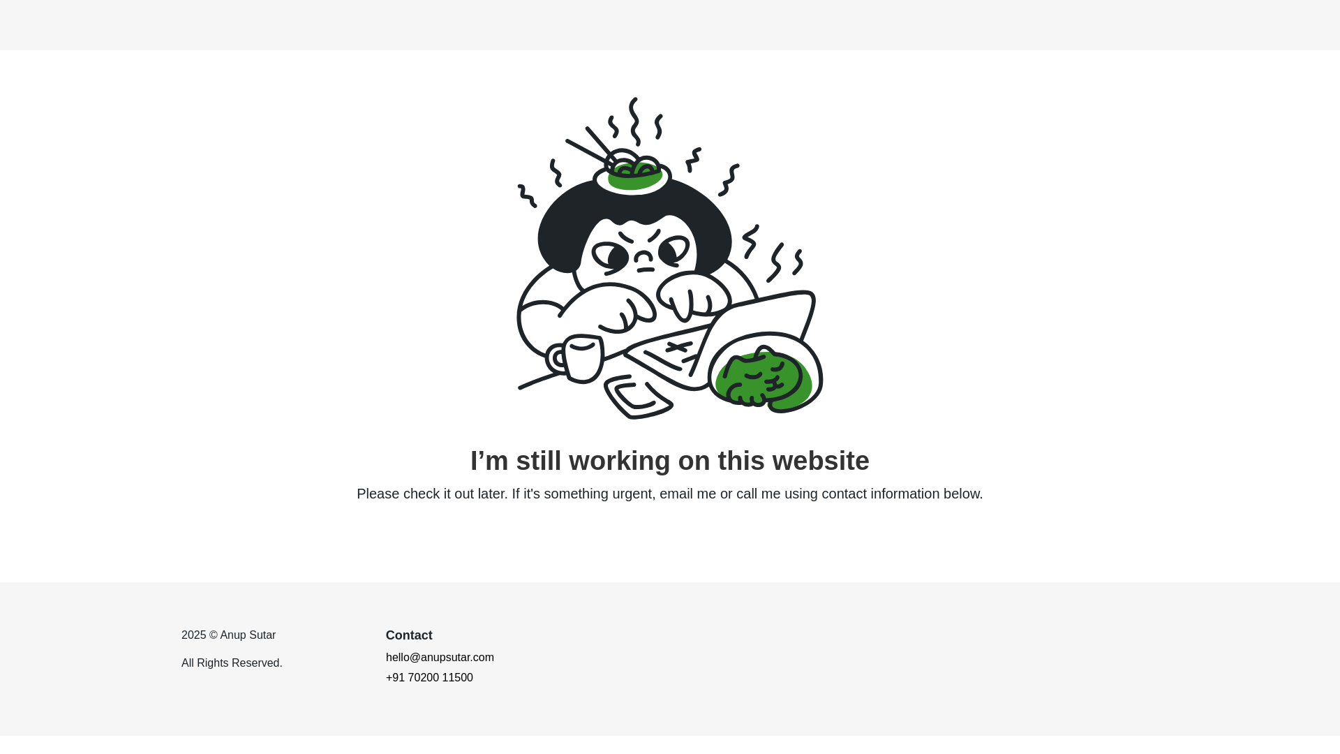 website screenshot of https://anup.pages.dev/