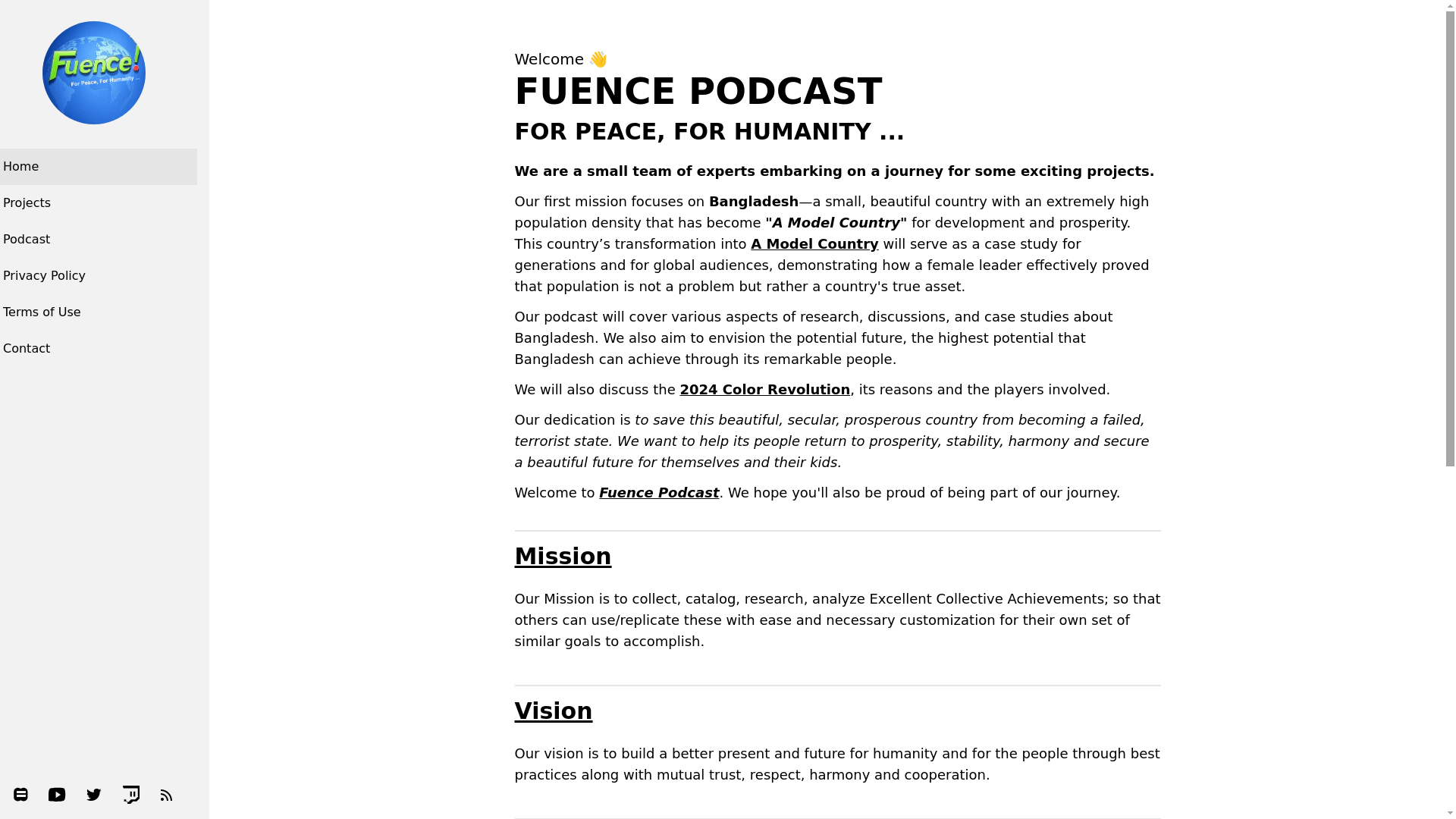 website screenshot of https://my-podcast-website.pages.dev/
