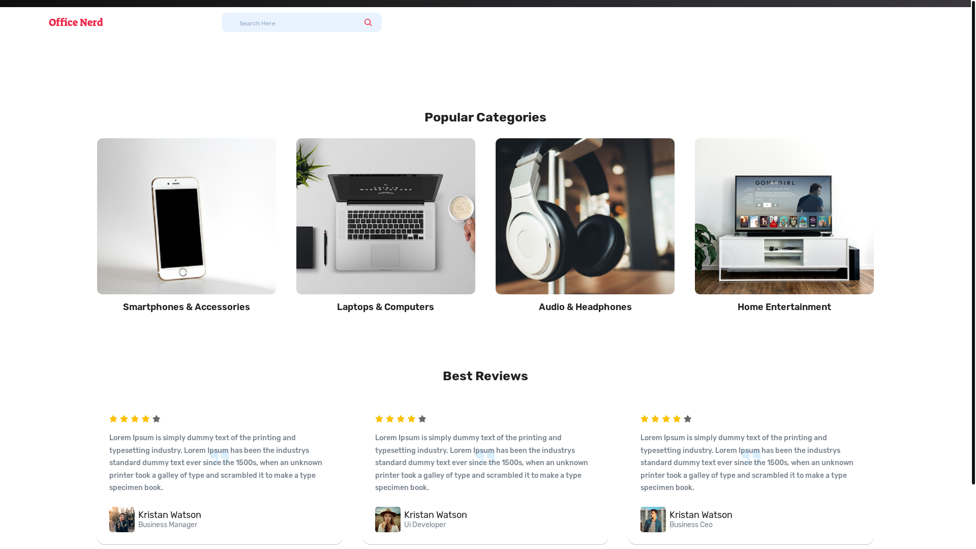 website screenshot of https://officenerd.net/