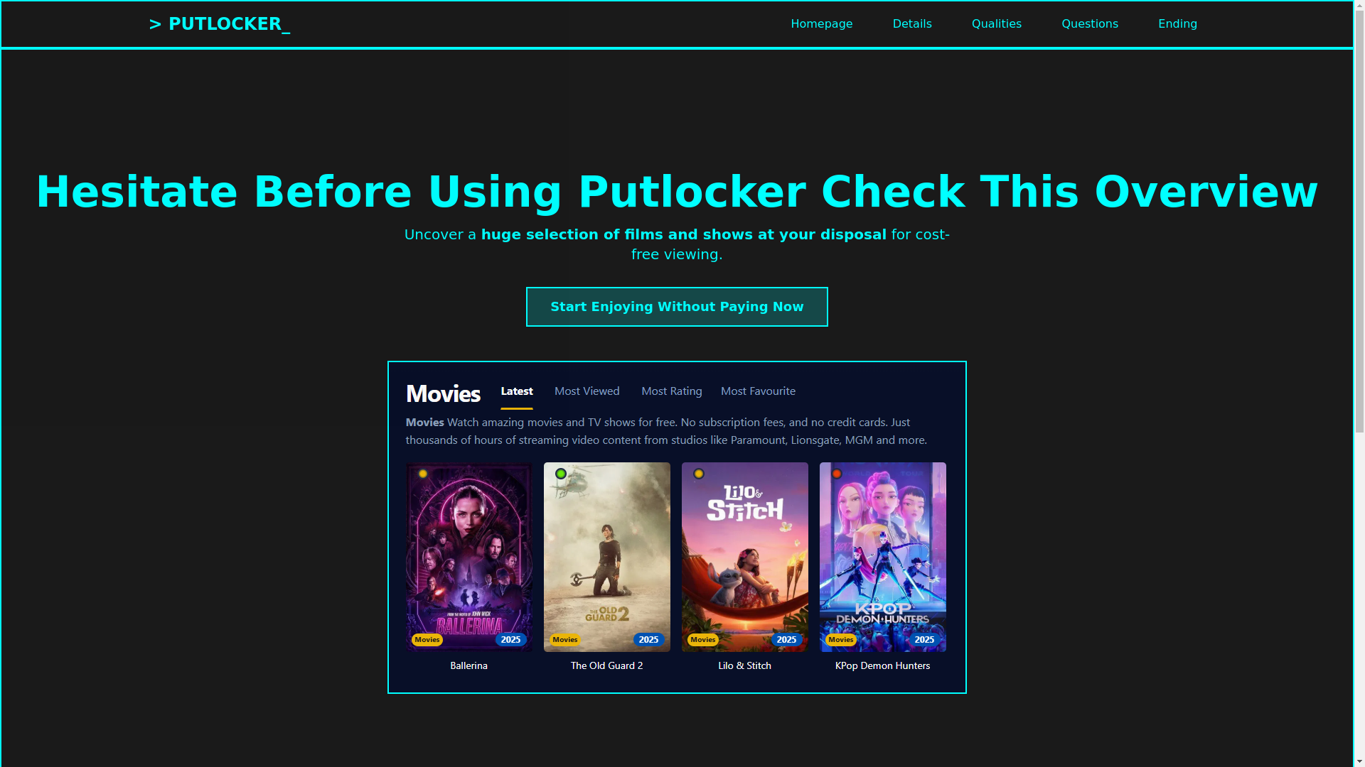website screenshot of https://putlocker-qvhi.pages.dev/