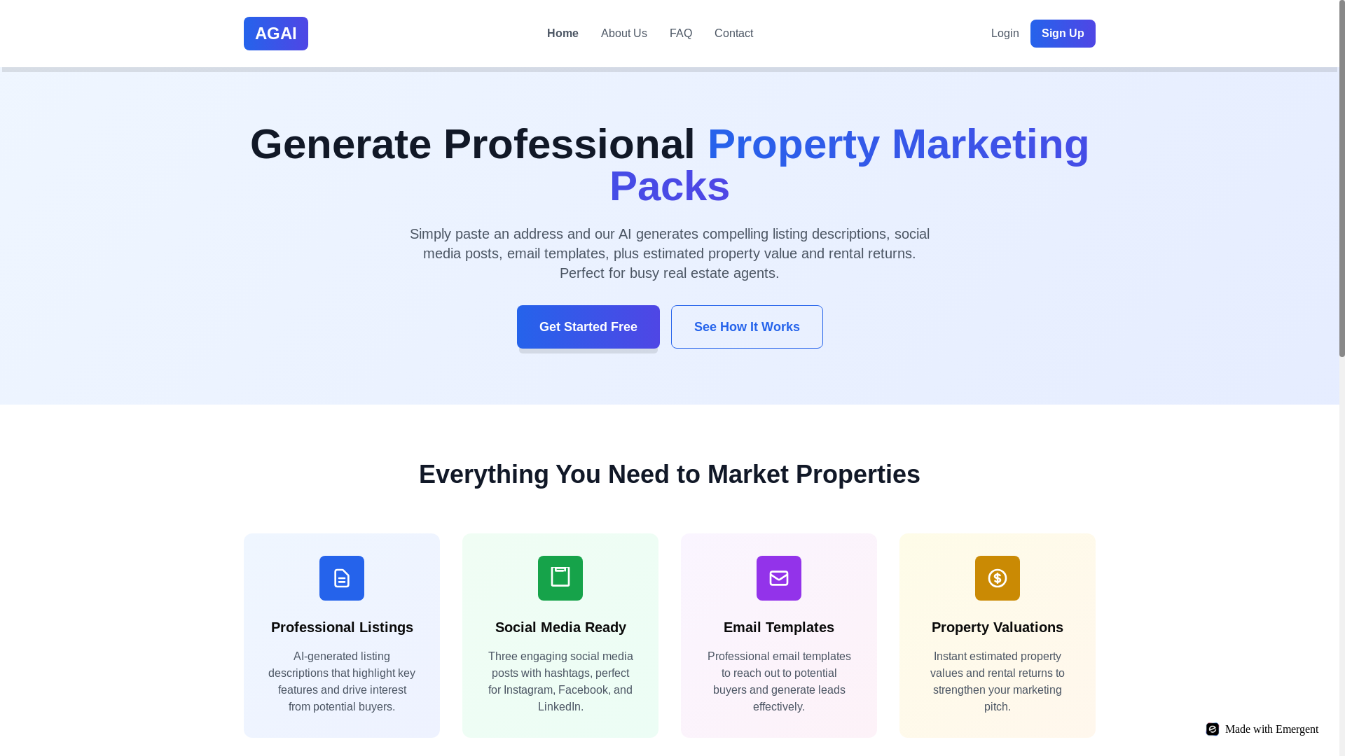 website screenshot of https://agai.agency/