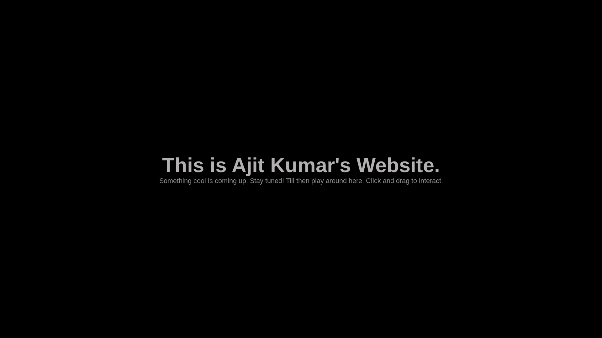 website screenshot of https://ajitkumar.pages.dev/