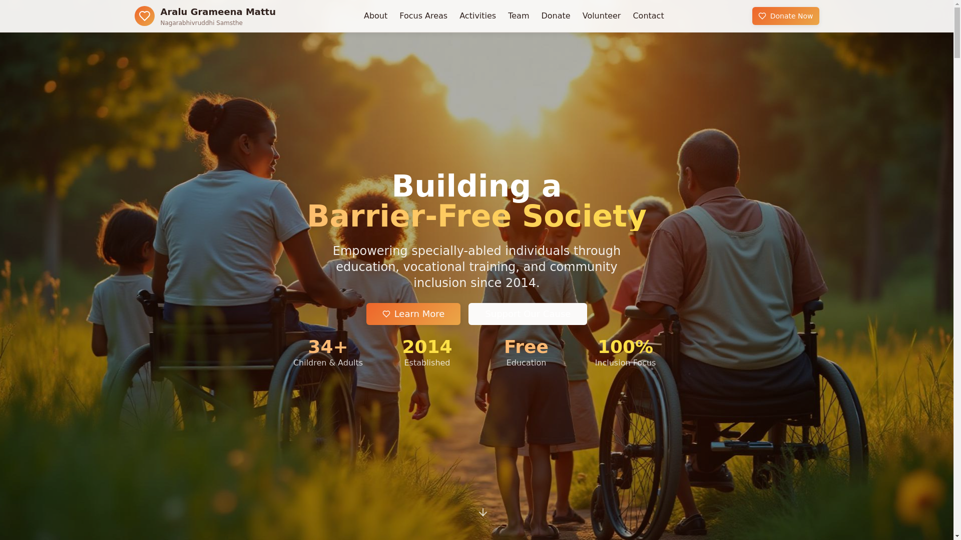 website screenshot of https://agmns.org/