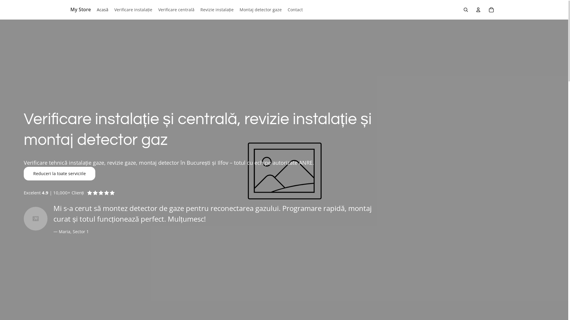 website screenshot of https://firma-instalatii-gaz.ro/