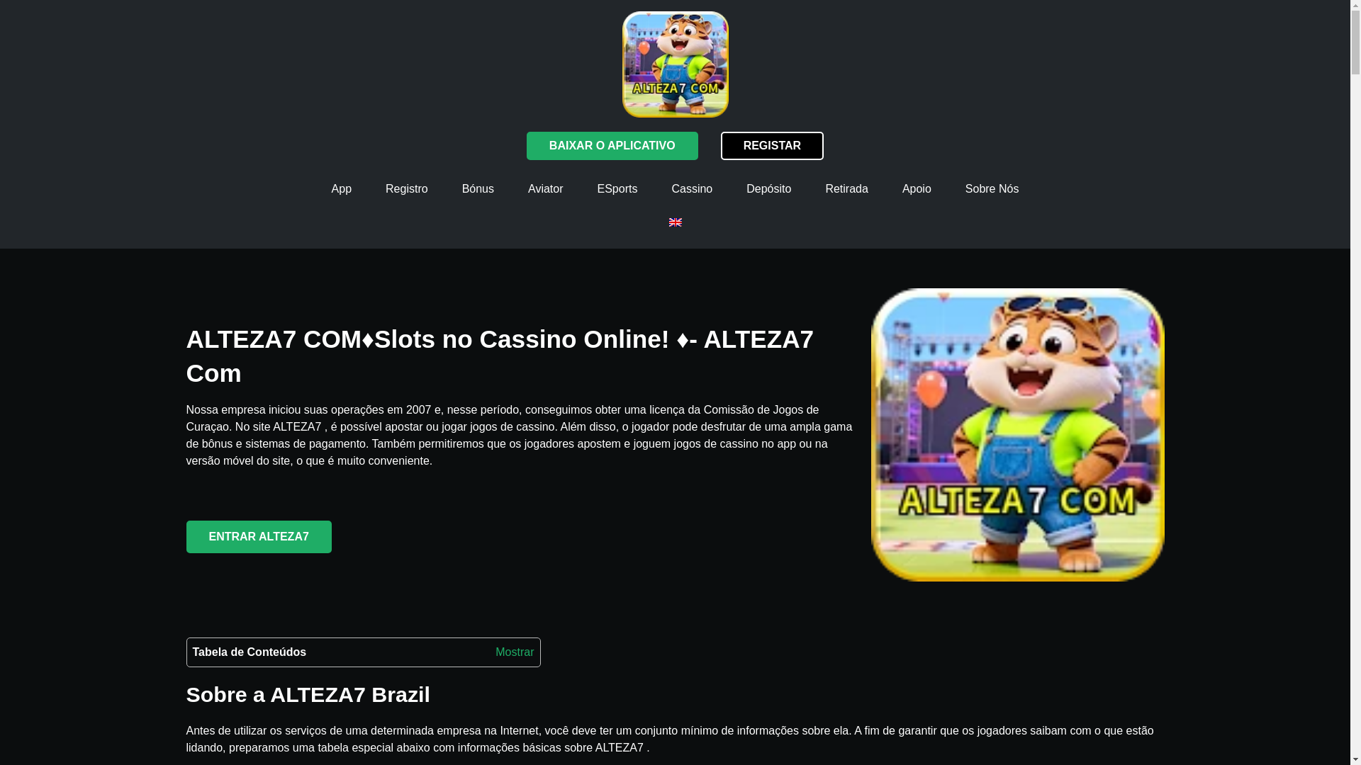 website screenshot of https://alteza7top.com/