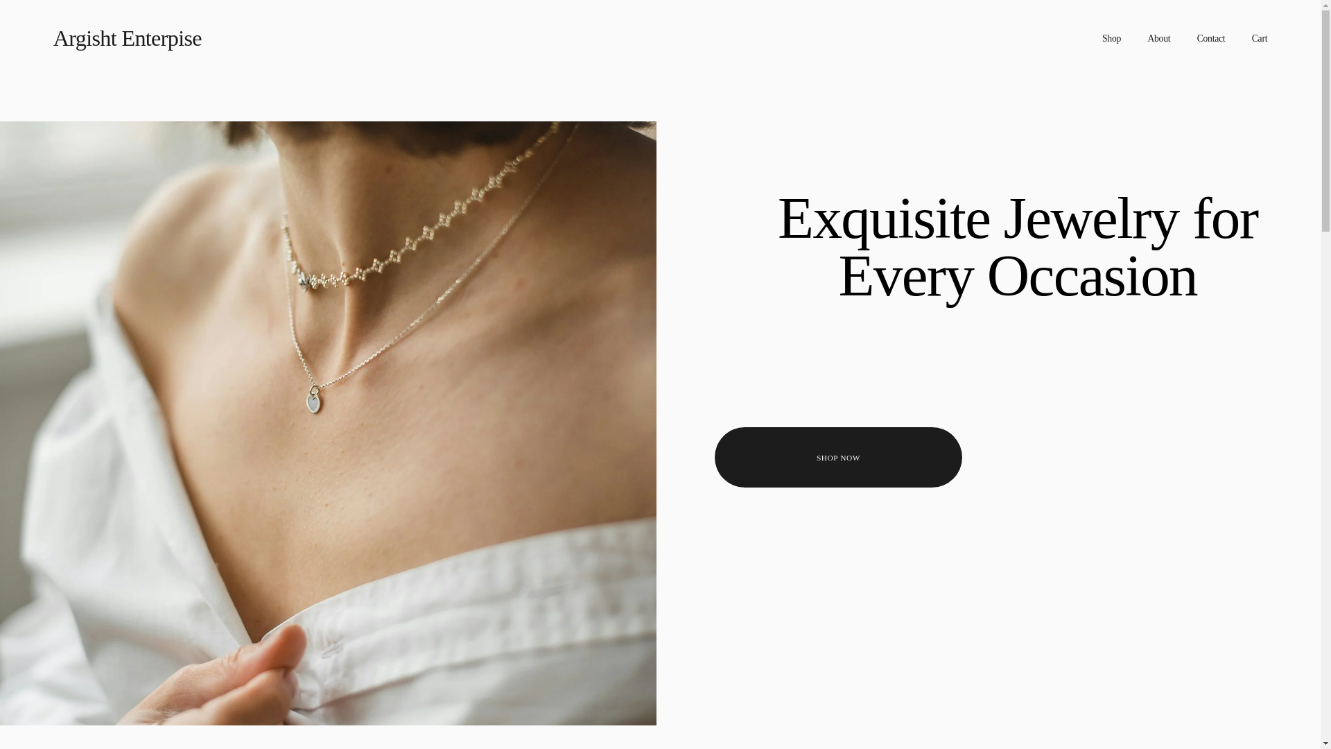 website screenshot of https://argishtenterprise.com/