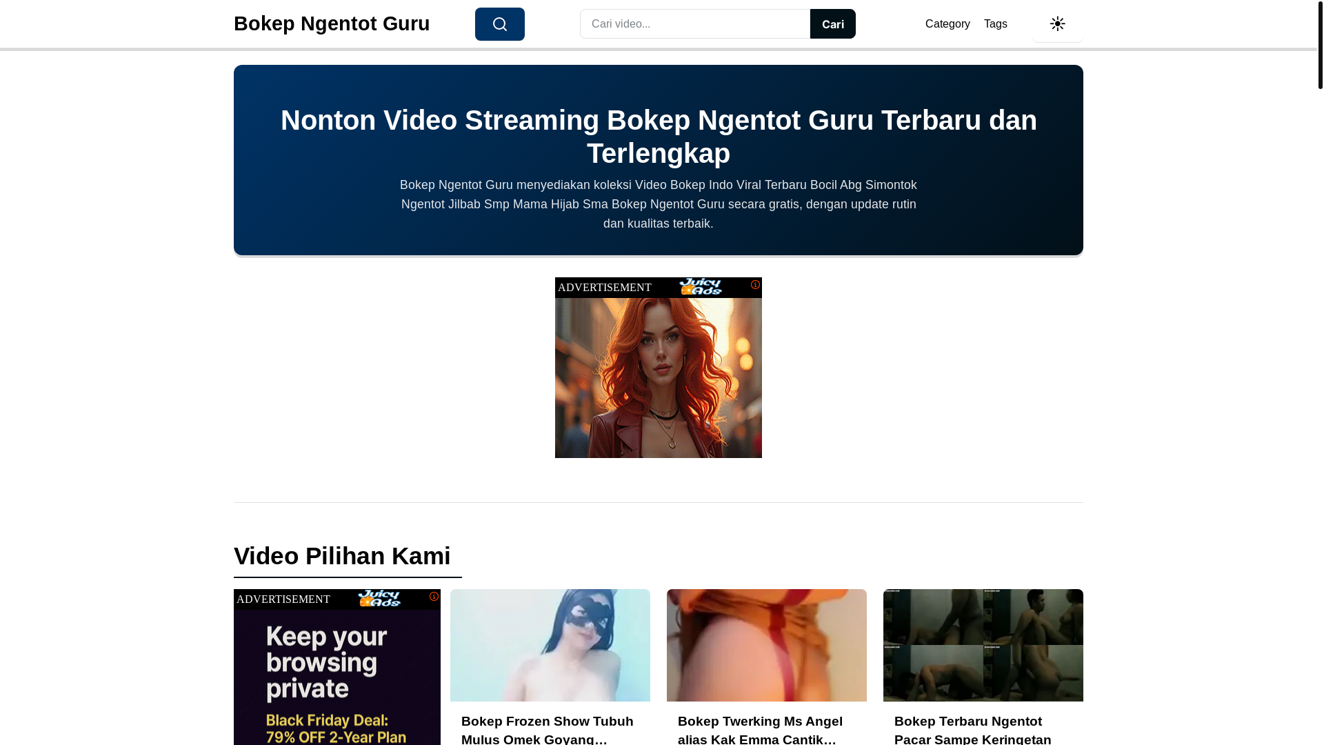 website screenshot of https://bokepngentotguru.pages.dev/