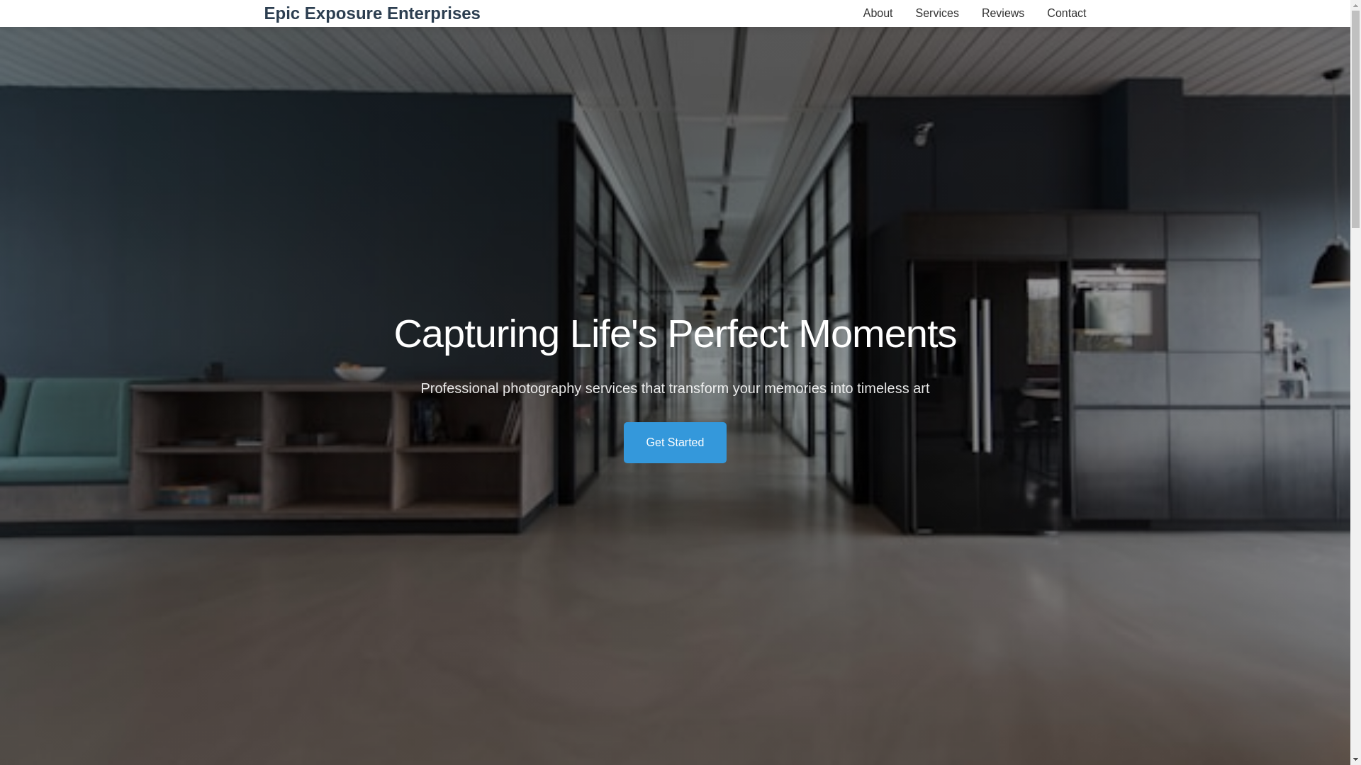 website screenshot of https://epicexposureenterprises.digital/