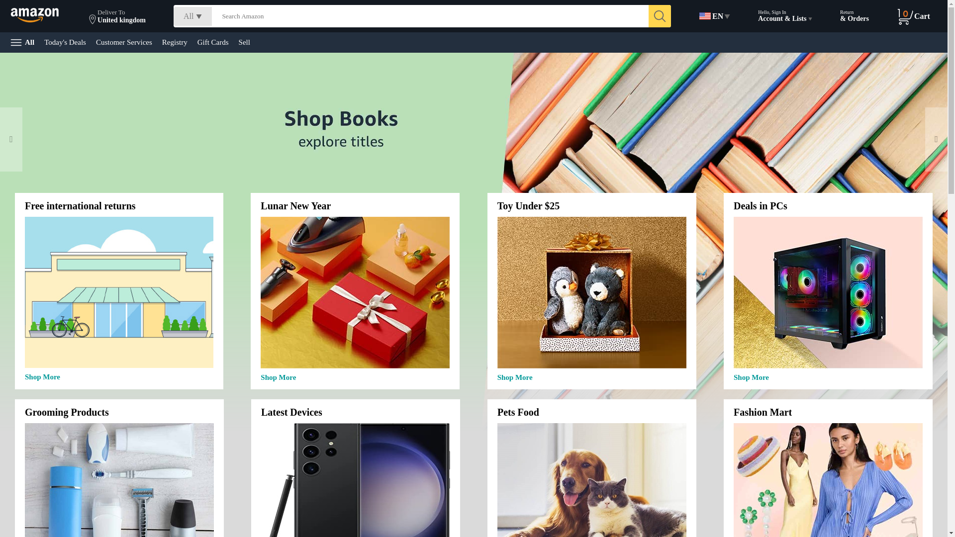 website screenshot of https://shekhar17-dev.github.io/AMAZ-Clone/