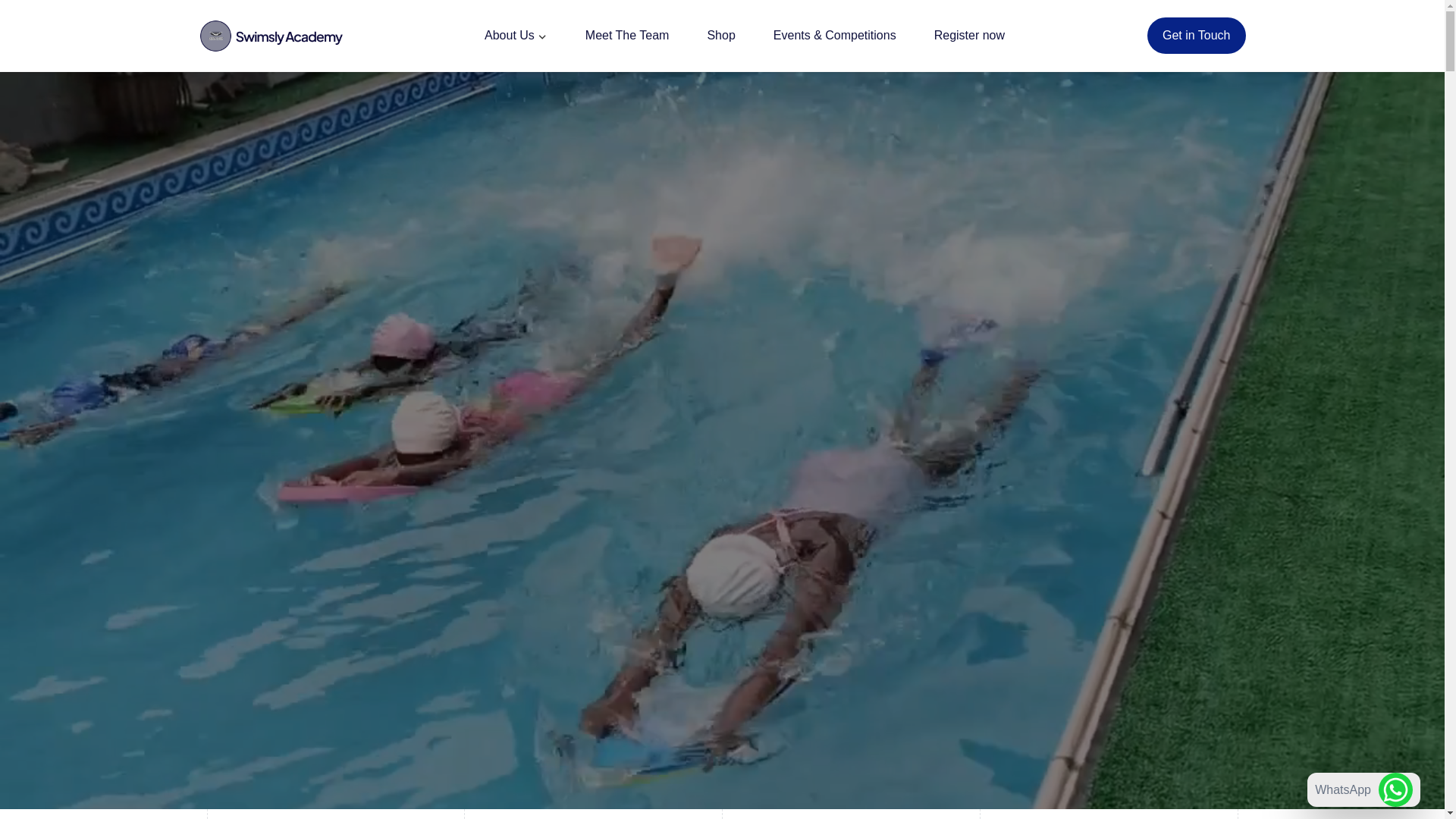 website screenshot of https://swimslyacademy.com/