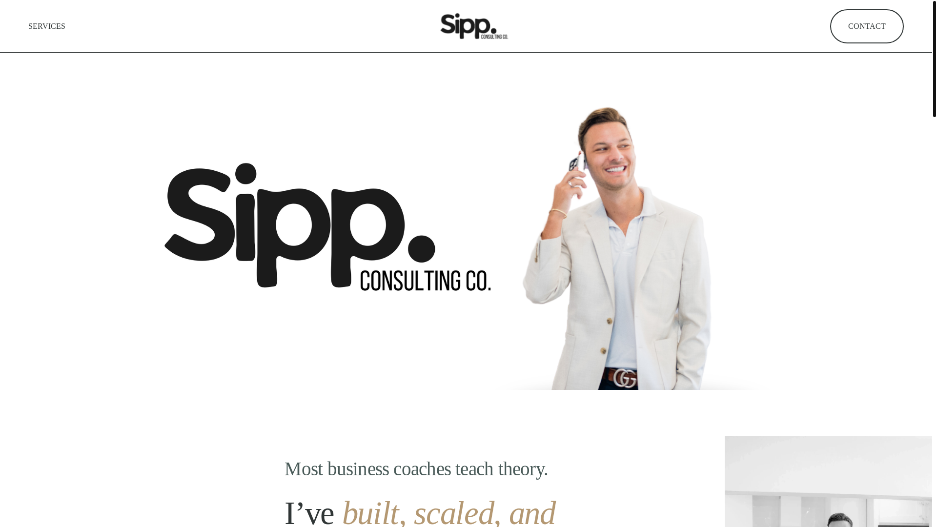 website screenshot of https://sippconsulting.co/