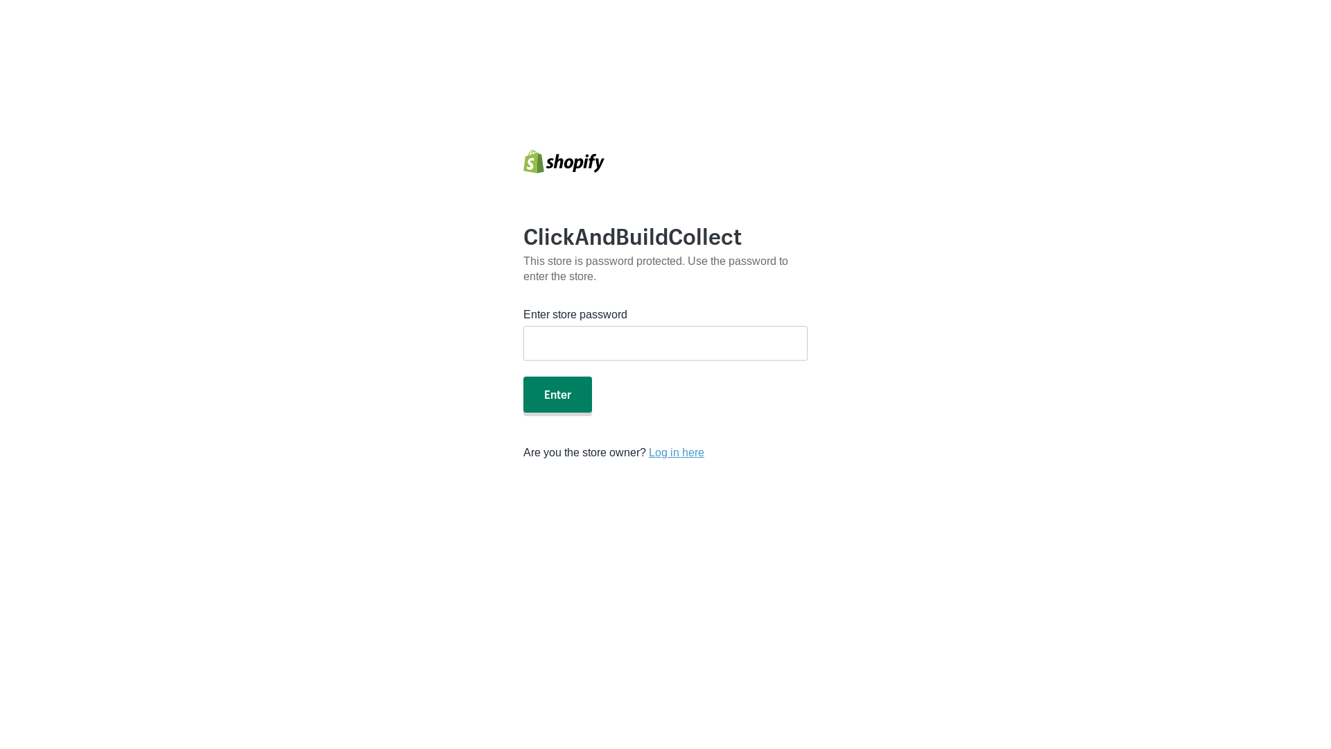 website screenshot of https://clickandbuildcollect.com/