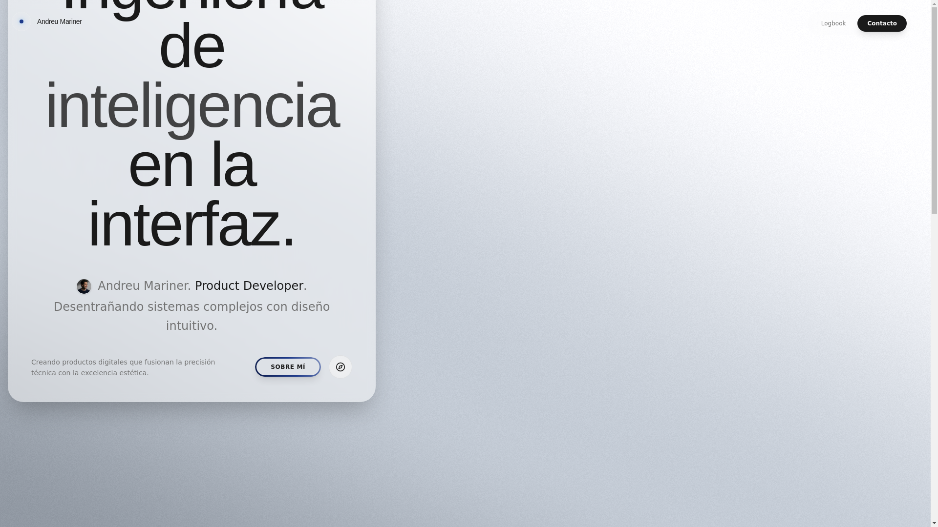 website screenshot of https://andreu-blog.pages.dev/
