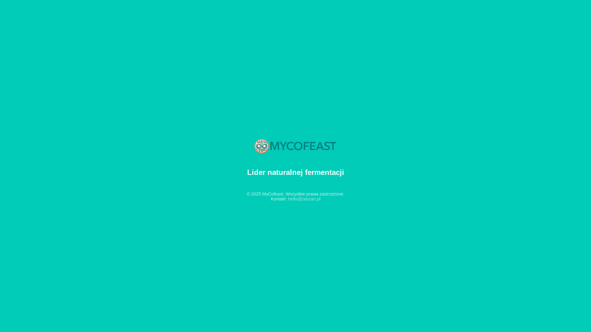 website screenshot of https://mycofeast.pl/