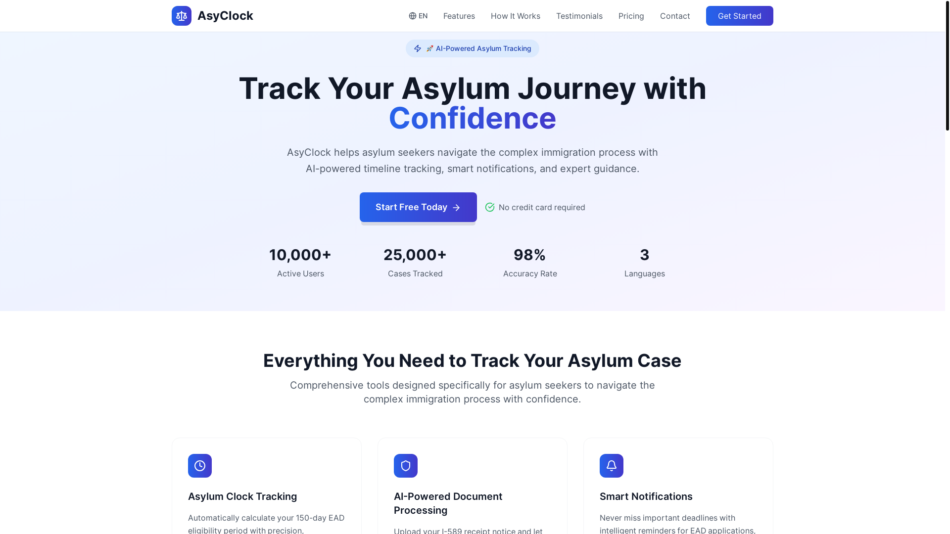website screenshot of https://asyclock.com/