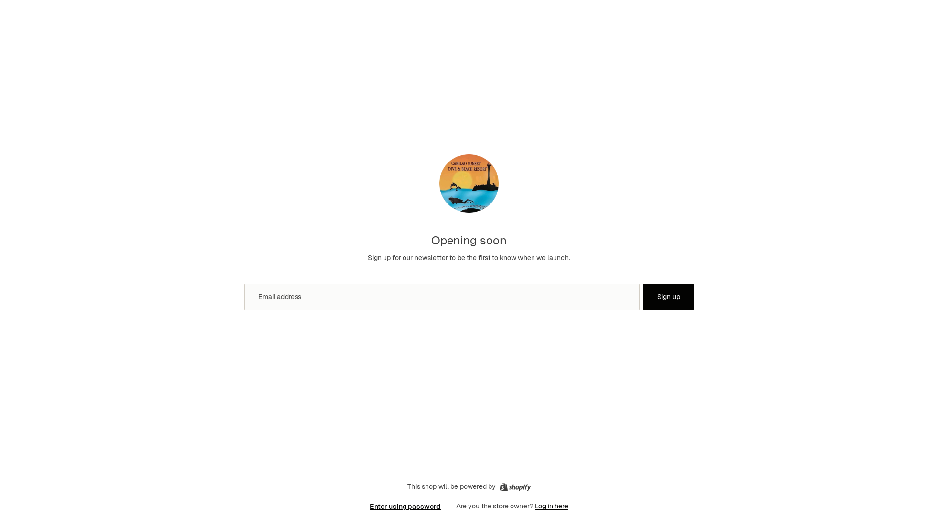 website screenshot of https://cabilaosunsetdiveresort.com/