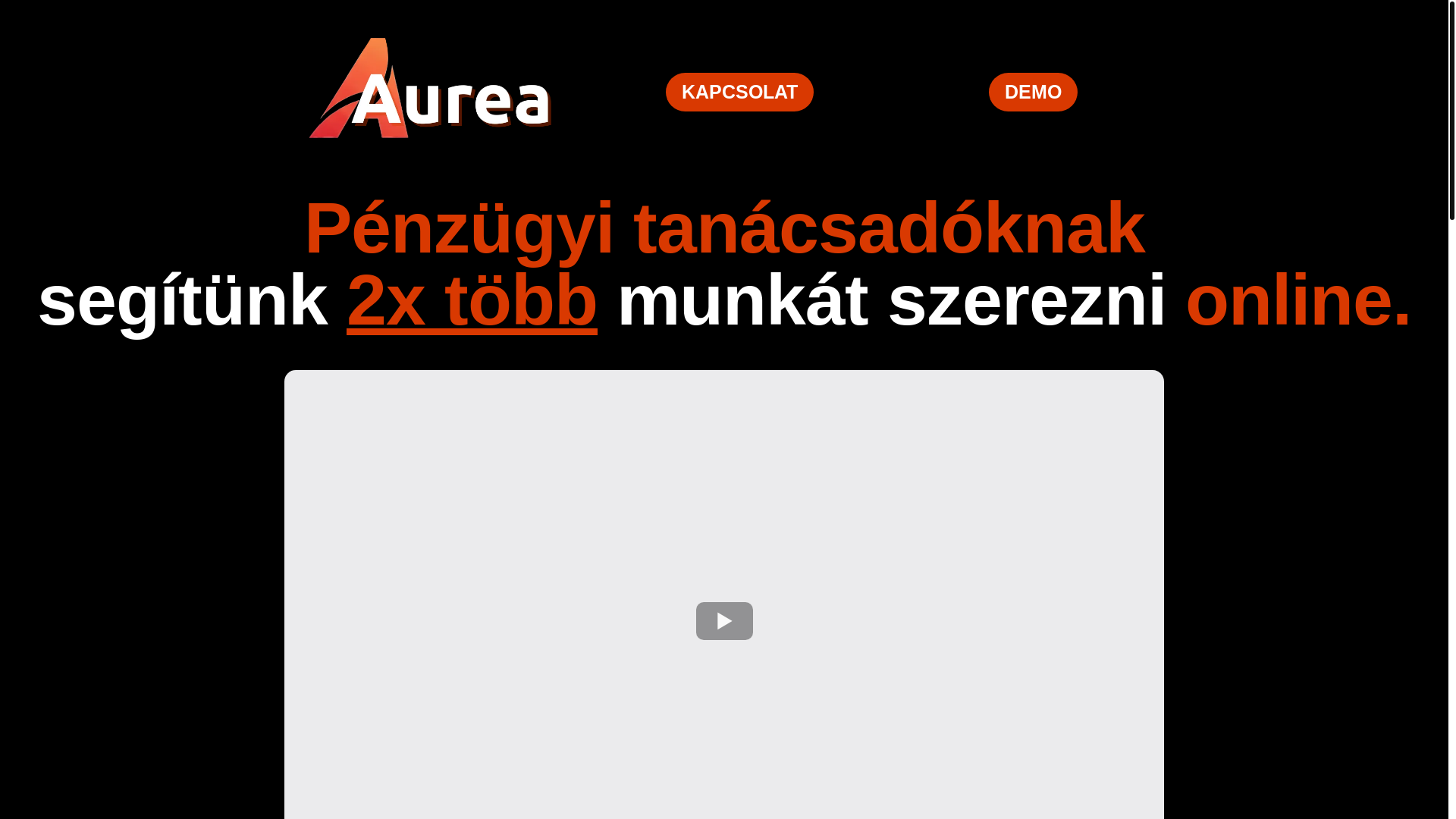 website screenshot of https://aurea-solutions.info/