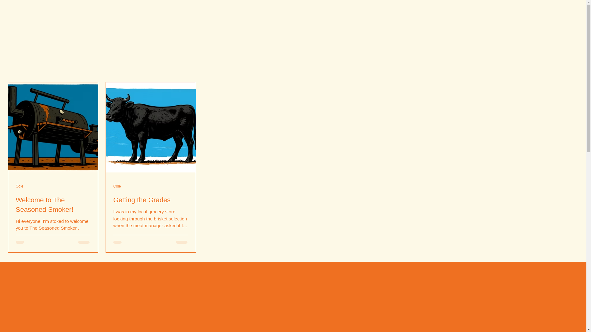 website screenshot of https://seasonedsmoker.com/