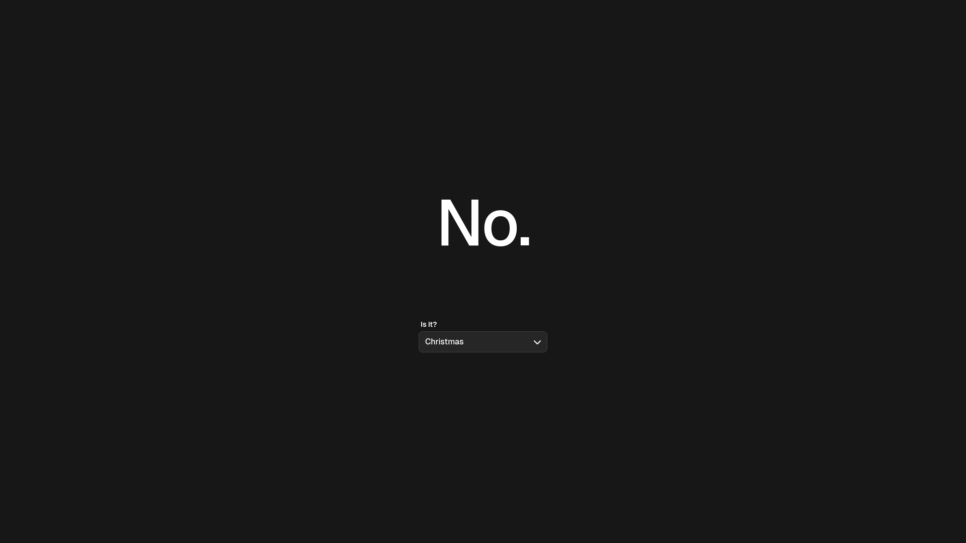 website screenshot of https://isitthatday.com/