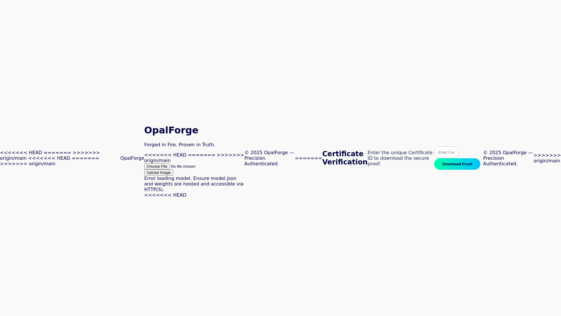 website screenshot of https://opalforge-frontend.pages.dev/